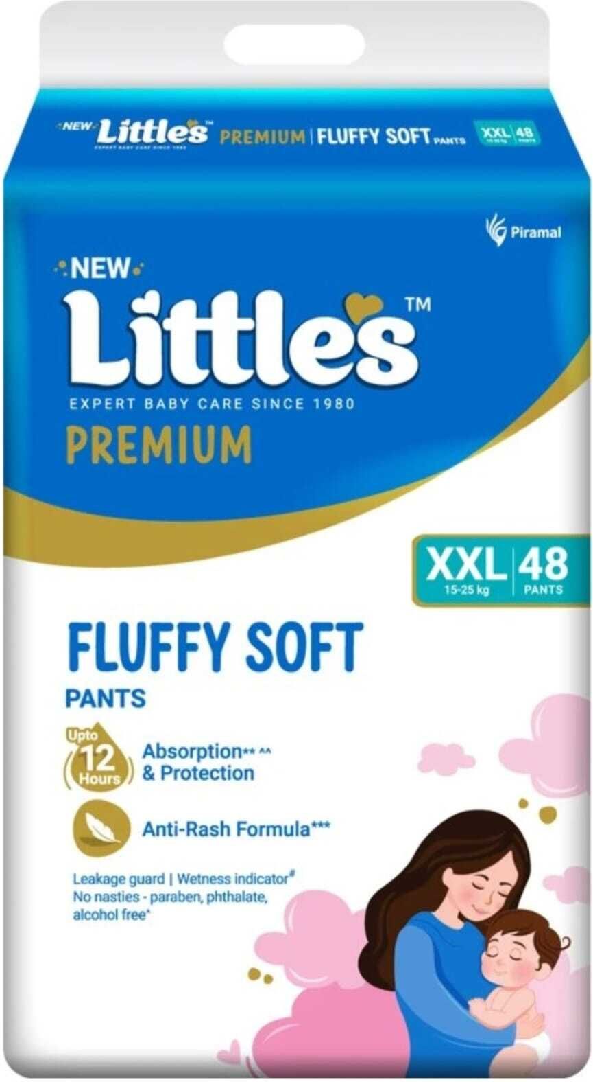 little's Premium Fluffy Soft With Wetness Indicator Pant Diapers - XXL-picture-17