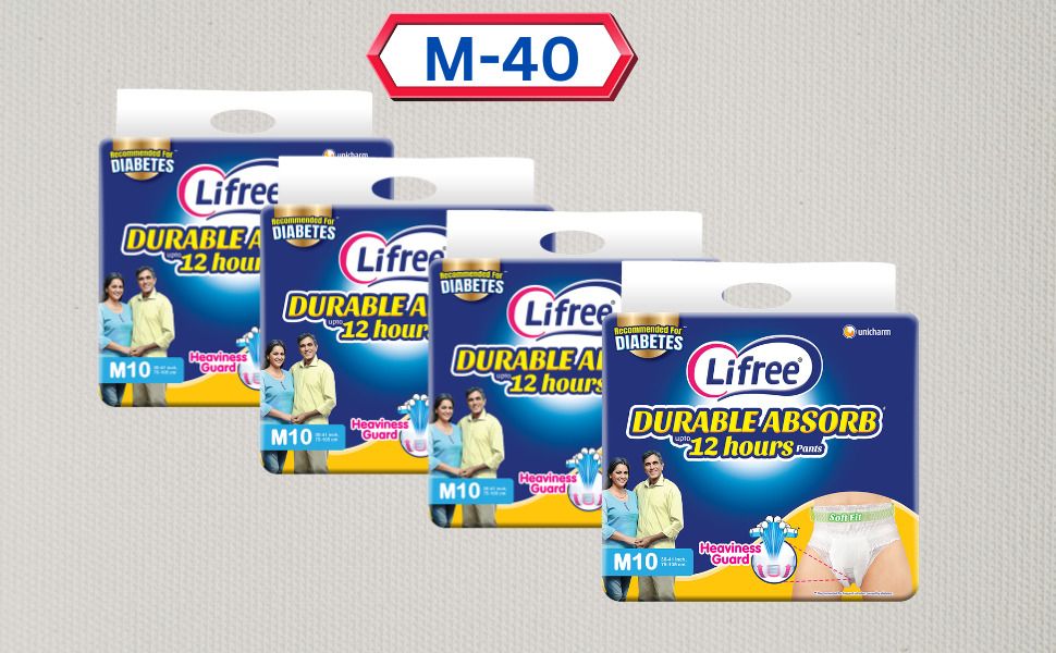 Extra Absorb Adult Diaper Pants Size M | Leakproof with Quick Dry Sheet Adult Diapers - M-image-24