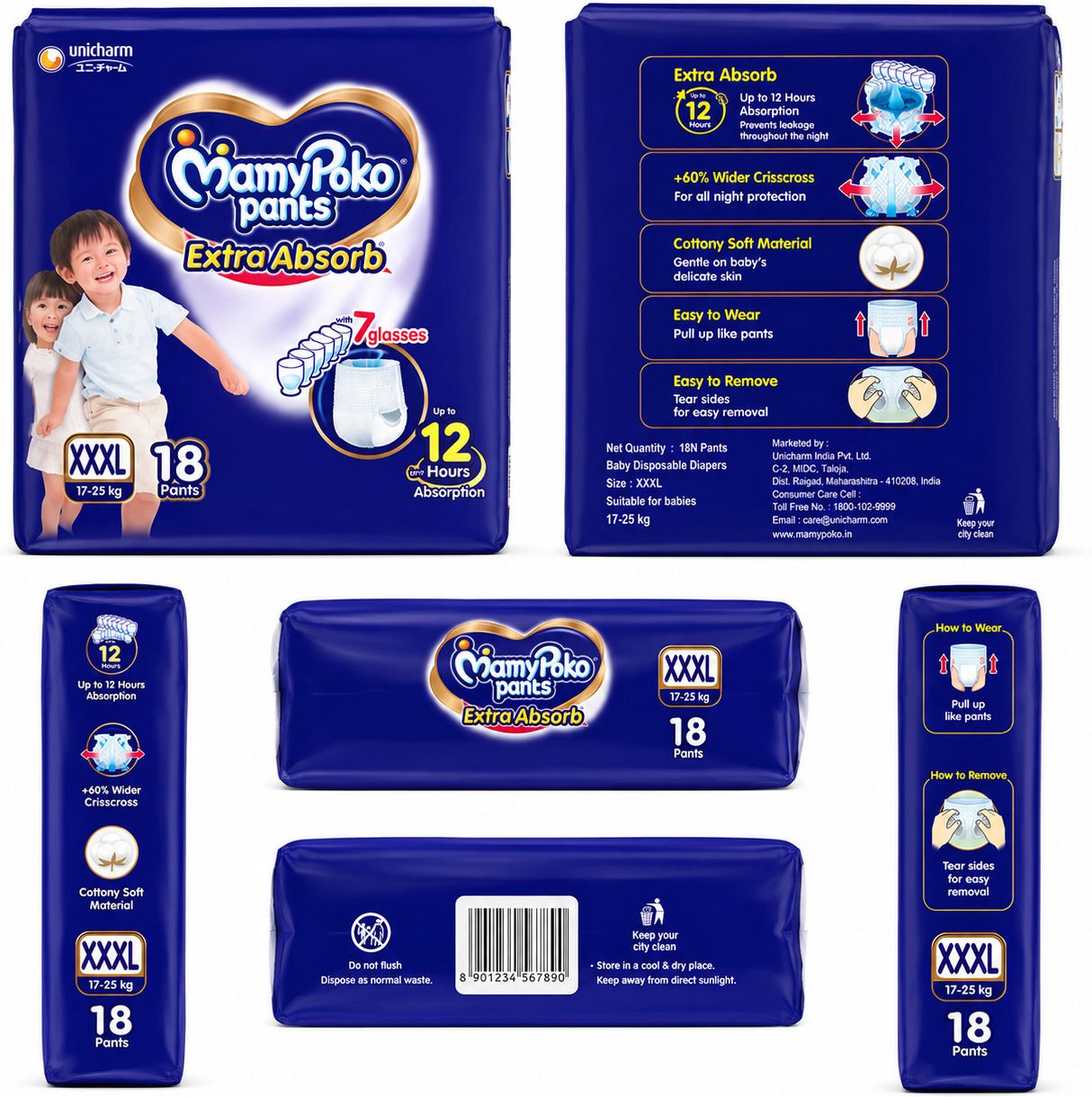 Pants Extra Absorb Adult Diapers - XXXL-image-47