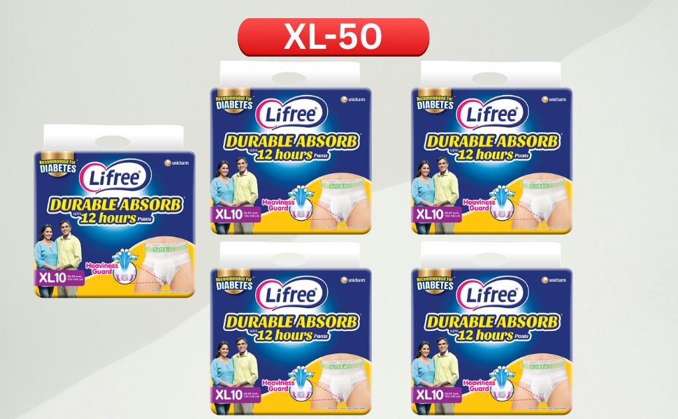 Super Adult Diapers Pant Style Size XL | 12 Hours Heavy Absorption Core Adult Diapers - XL-image-34