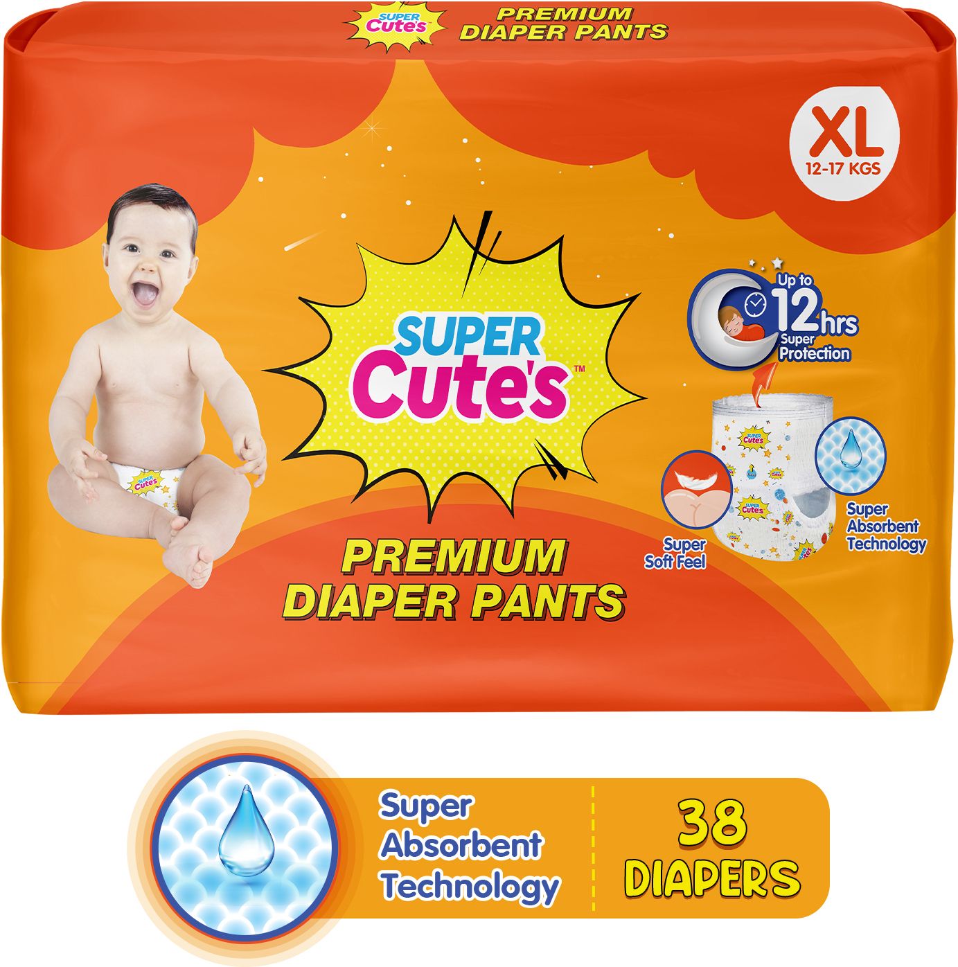 Wonder Pullups Soft Feel Diaper Pant with Super Absorbent & Leak Lock Technology - XL-image-39