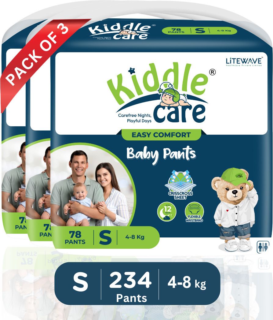 Easy Comfort Baby Diaper Pants | Small (S) | 4-8 Kg | Pack of 3 - S-image-30