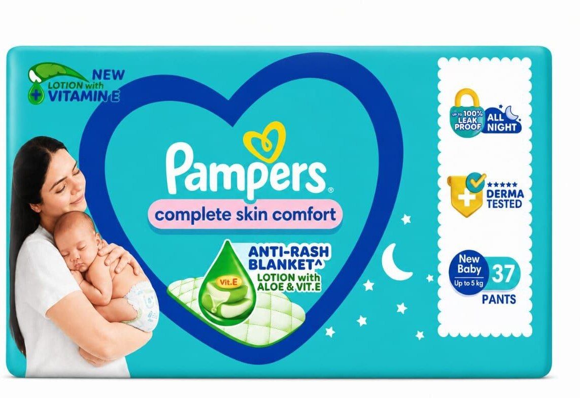 pampers Complete skin comfort New Born Baby Diaper Pants Pant Diapers - New Born-picture-7