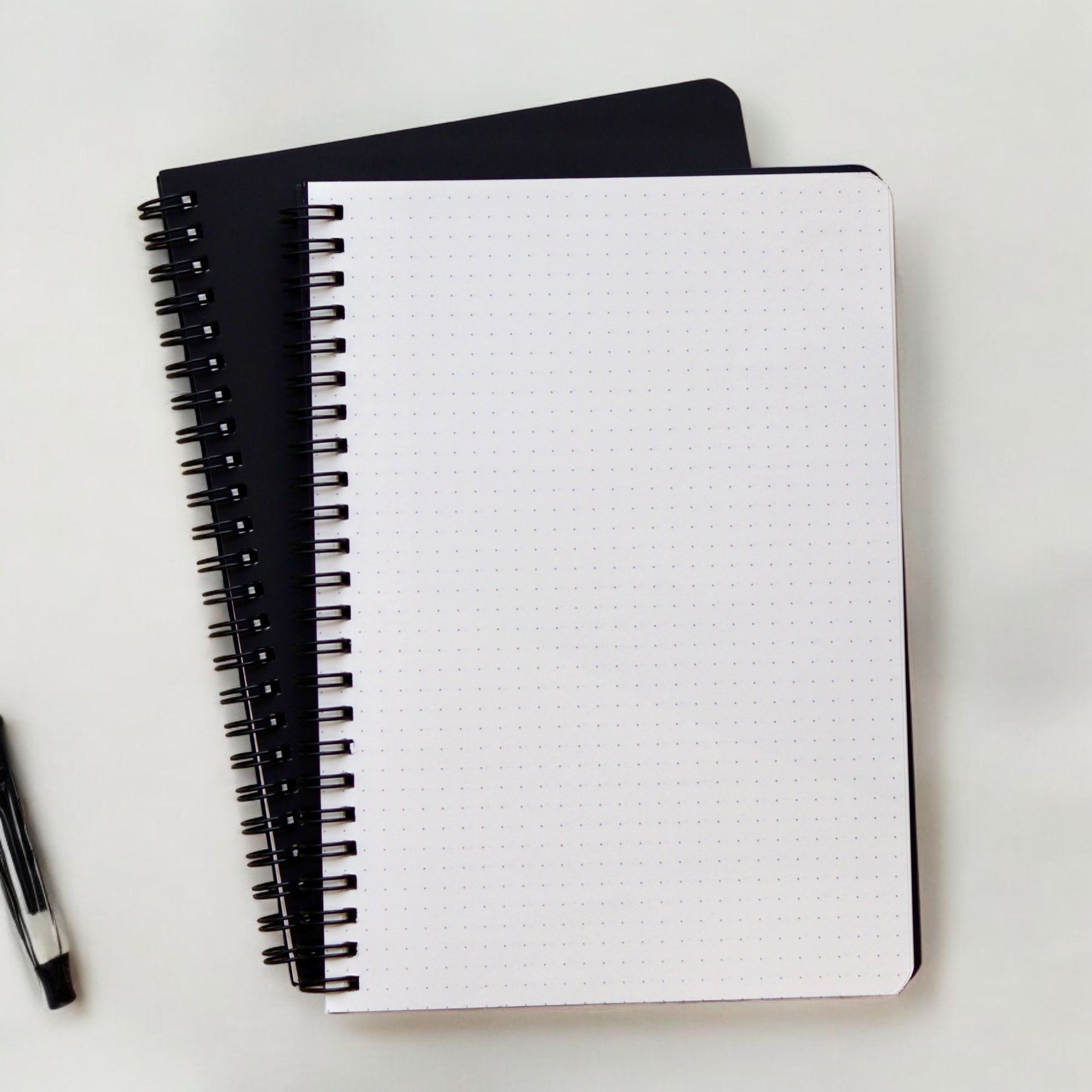 innaxa A5 Black Cover Dotted Notebook,A5 Bullet Dotted Journal, 100 GSM Paper A5 Notebook Dotted 120 Pages-picture-14
