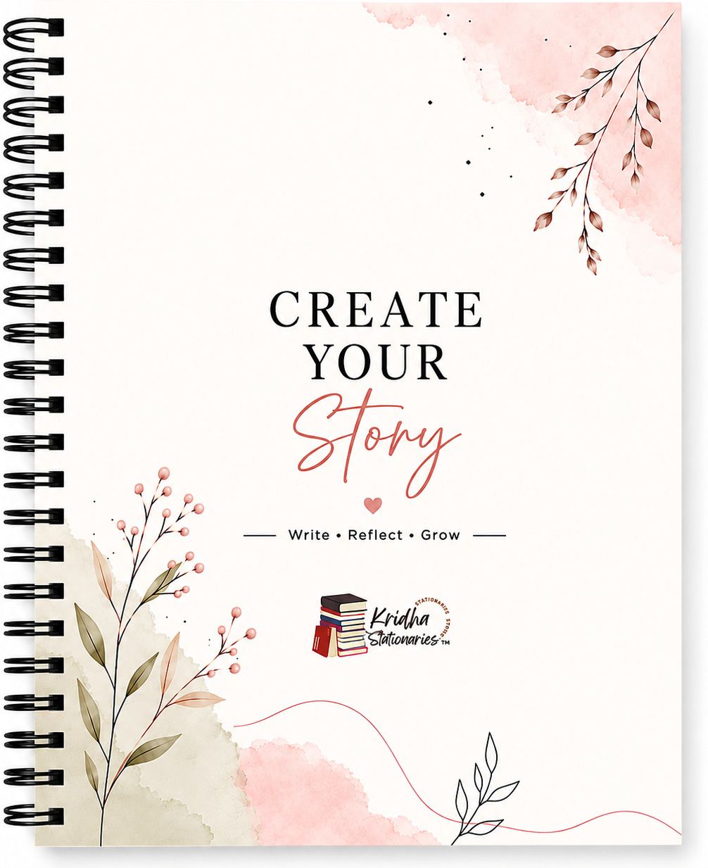kridhastationaries DAILY JOURNAL A5 Journal Ruled 144 Pages-picture-37