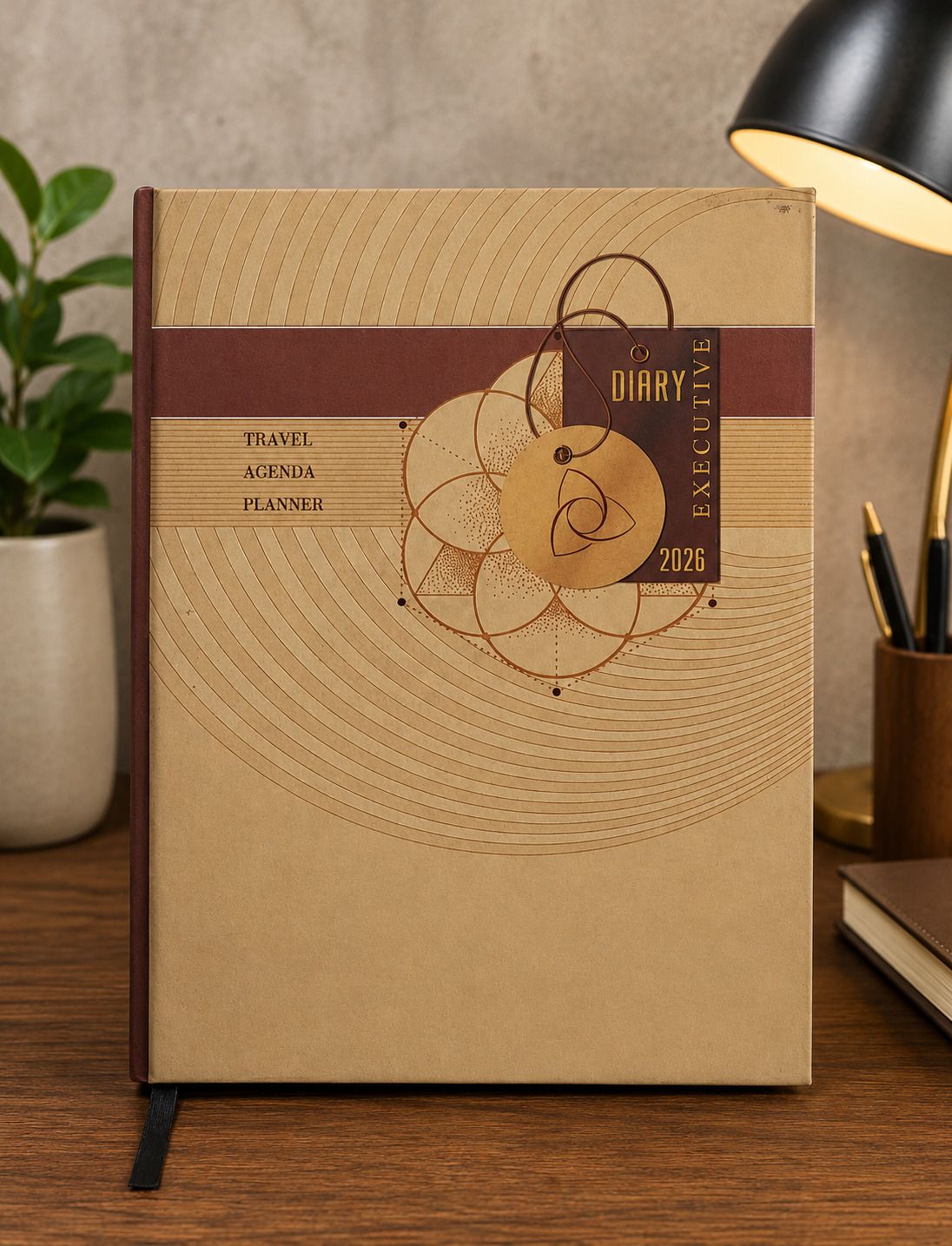 cuckoodiaries Premium 2026 One Date Pages with Ribbon Bookmark & Comprehensive Reference Guide B5 Diary Ruled 320 Pages-picture-0