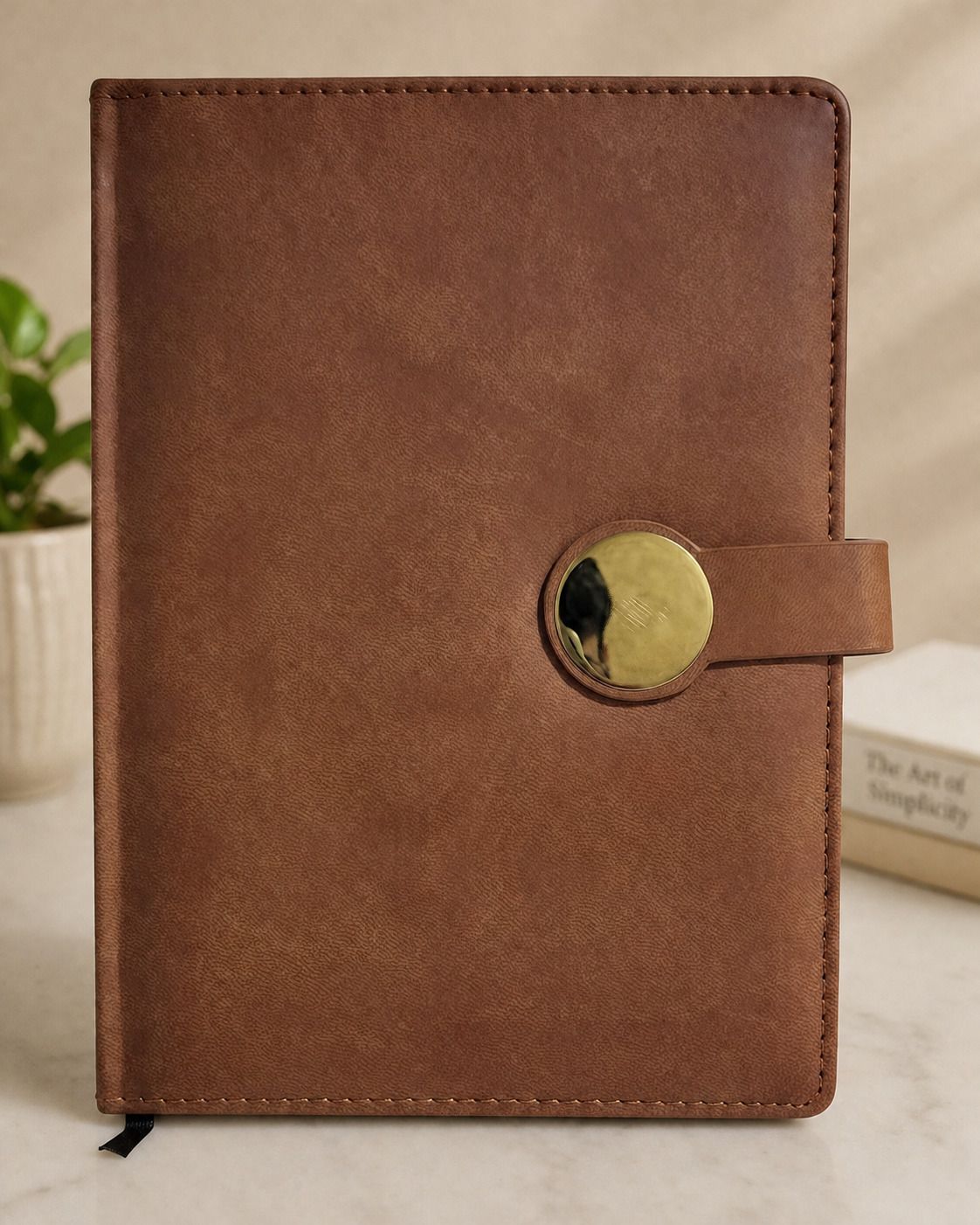cuckoodiaries Premium Soft Foam & Metal Loop Cover With Ribbon Bookmark A5 Notebook Single Rule 160 Pages-picture-12