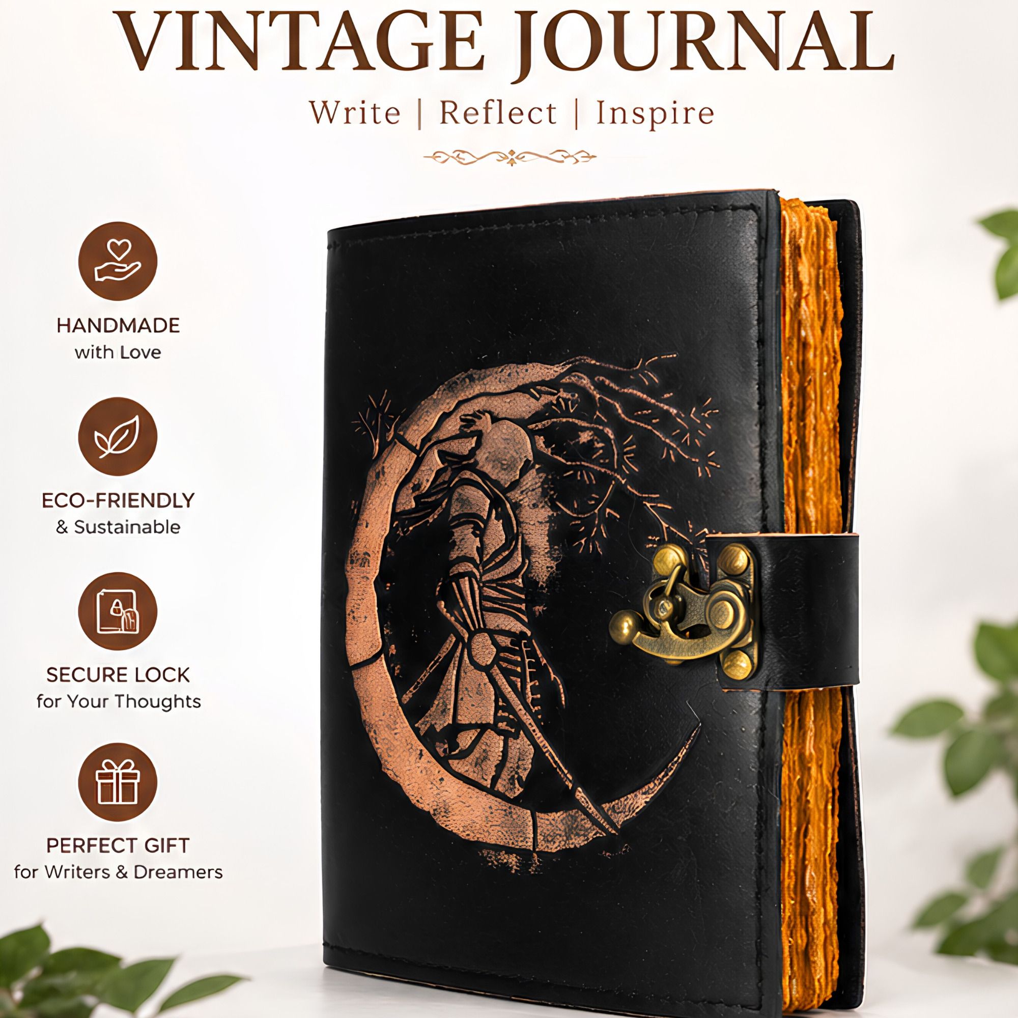 Embossed A5 Journal unruled 150 Pages-image-36