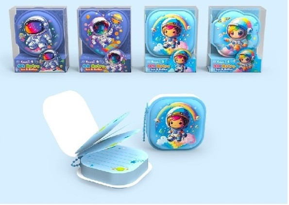 cpm Multipurpose Mini Squishy Small Diary for kids, Kawaii Keychain Pocket-size Diary Ruling 80 Pages image 1