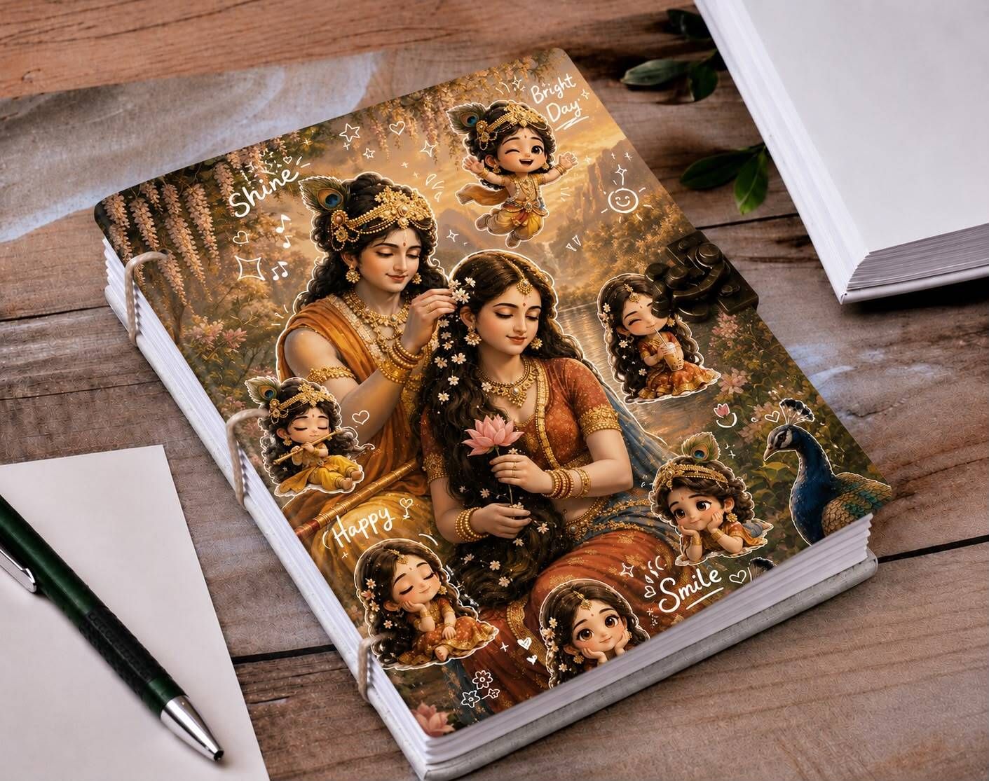 Radha Krishna Collection A5 Journal Unruled 200 Pages-image-37