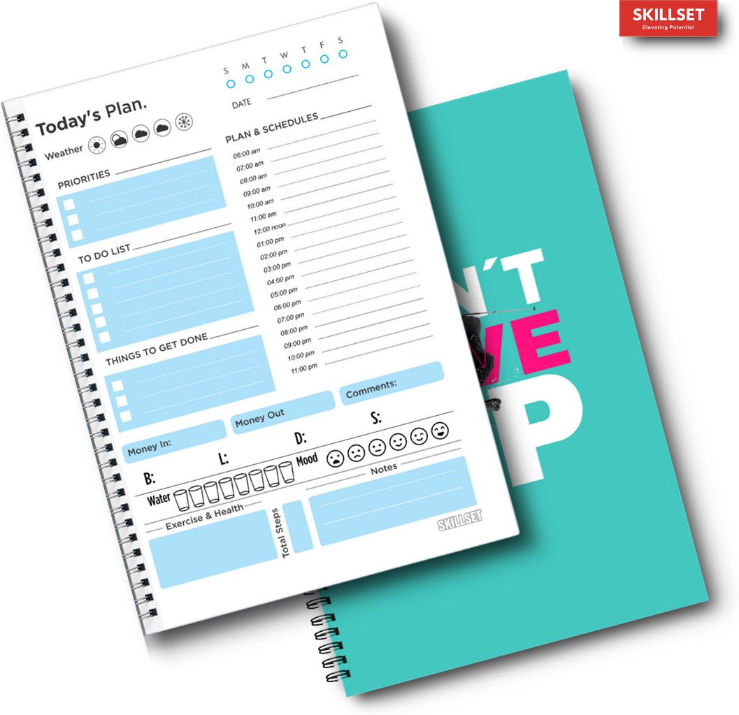 Academic Daily Planner Notebook – Student Study Tracker & To Do List A5 Planner Ruling 192 Pages-image-15