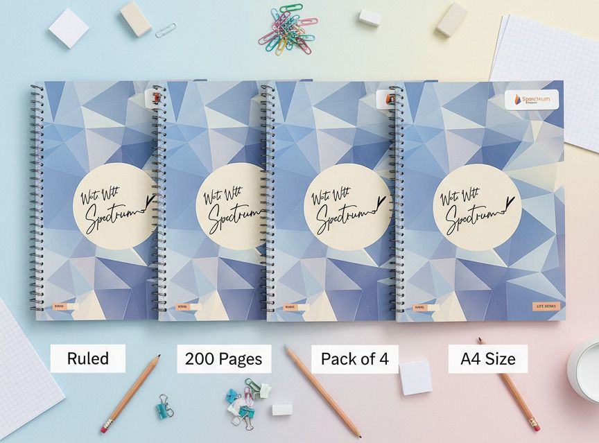 Spiral Notebook A4 Notebook Ruled 200 Pages-image-16