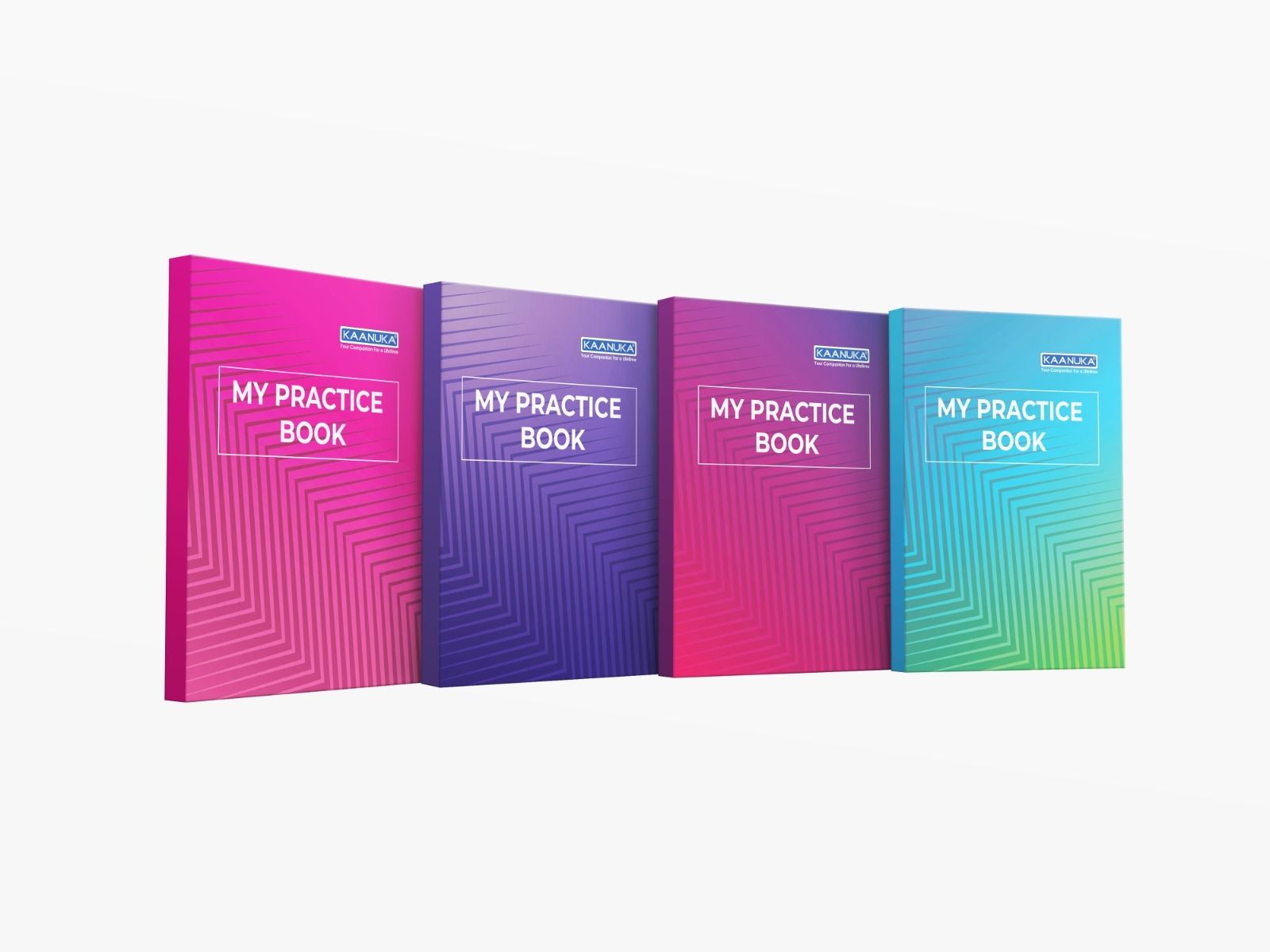 Unruled Long Notebook Practice Book Semi Rough Notebook (Sets Of 4) Regular Notebook Unruled 288 Pages-image-3