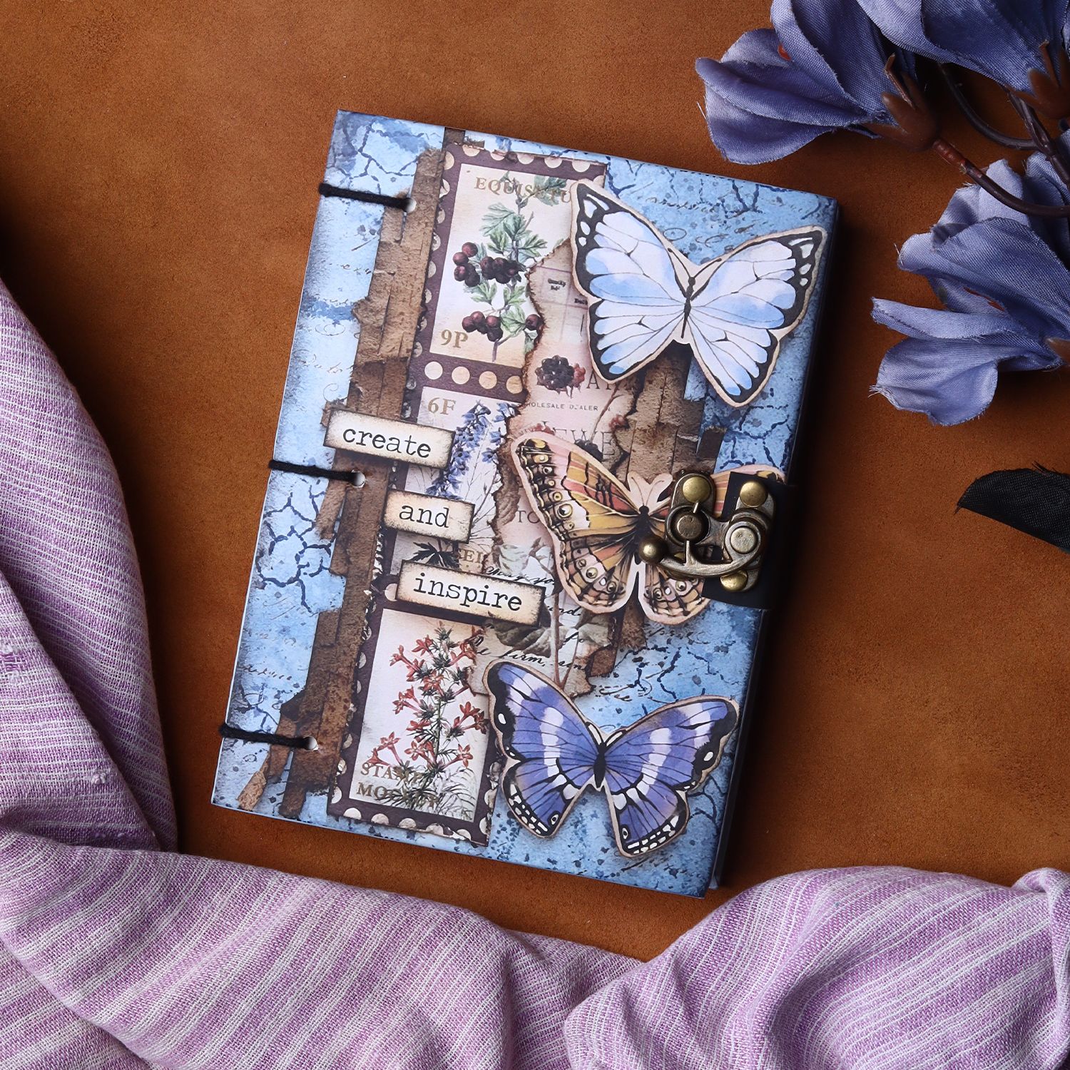 Handmade Printed Diary A5 Diary Plain 200 Pages-image-41