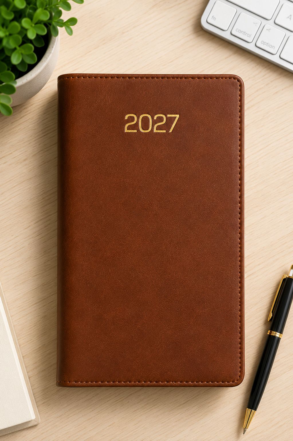 2027 Personal Sunday Separate Datewise Page Foam Cover with Back Currency Pocket Pocket-size Diary Ruled 384 Pages-image-49