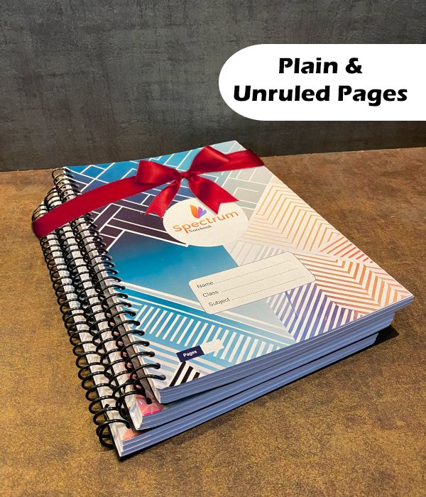 SPECTRUM A4 Notebook PLAIN AND UNRULLED 140 Pages-image-6