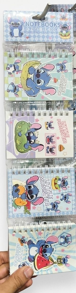 white popcorn Note diary pack of 4 A7 Diary Ruled 40 Pages-picture-13