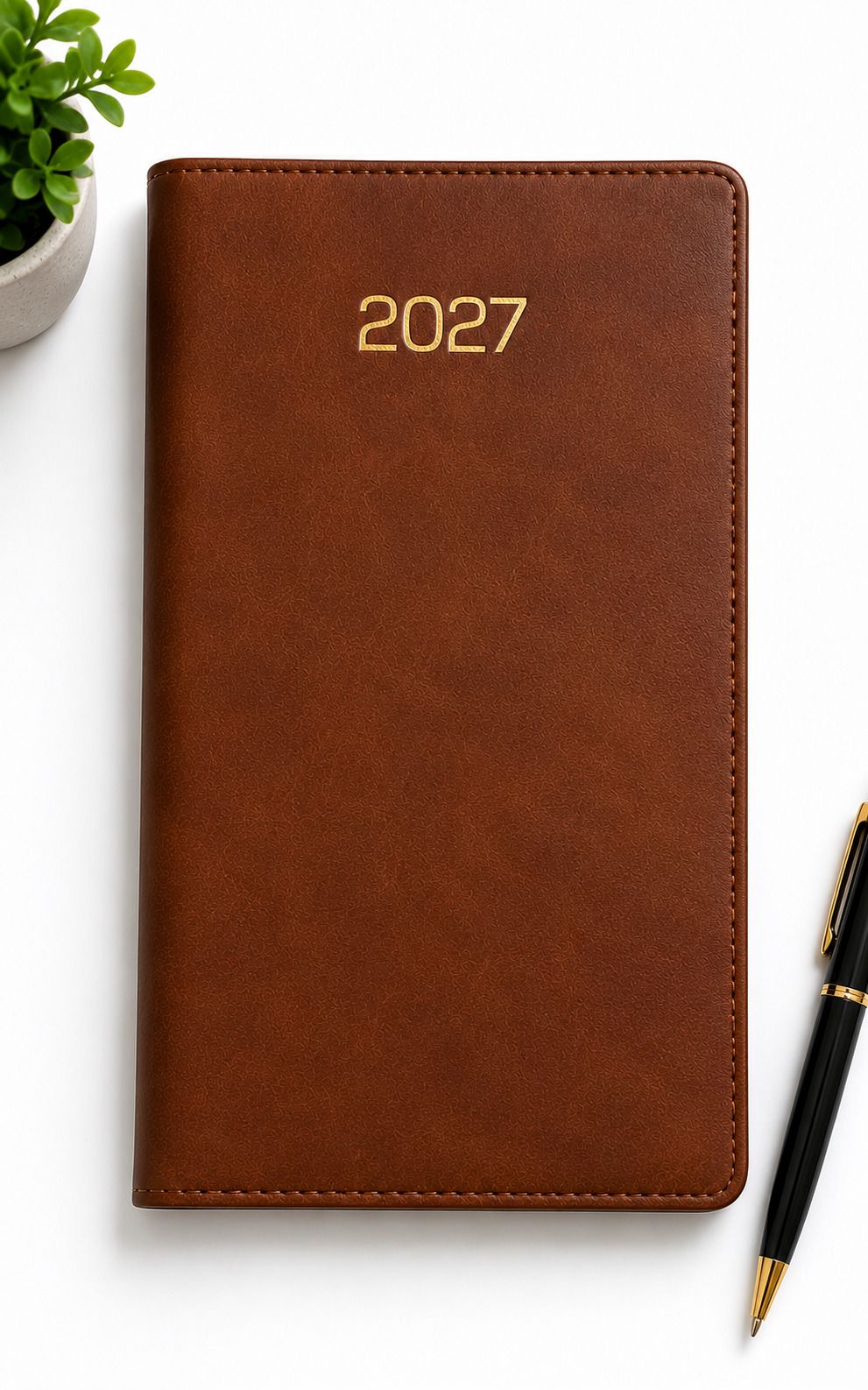 cuckoodiaries 2027 Personal Vertical Diary 2 Date a Page Foam Cover with Back Currency Pocket Pocket-size Diary Ruled 192 Pages-picture-7