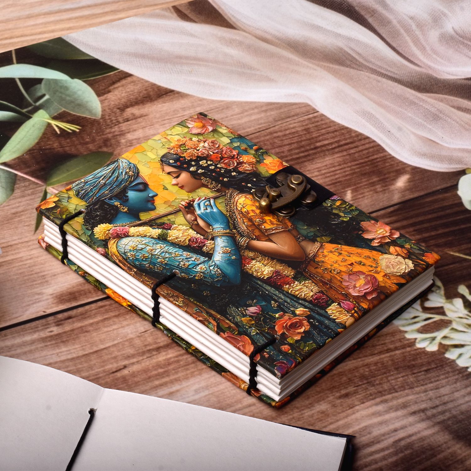 CREATIVE HAND CRAFTED A5 Notebook Unruled 200 Pages-image-37