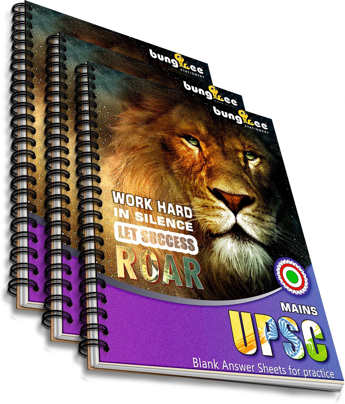 UPSC Mains Answer Writing Copy Booklet- Design 6, 210 Pages/ 105 Sheets per Book A4 Notebook Unruled 630 Pages-image-15