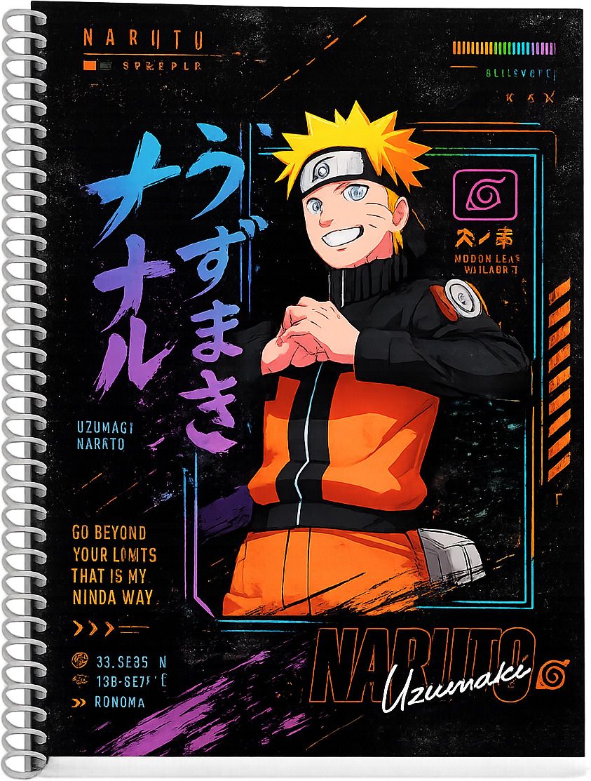 Naruto 1 A4 Notebook Ruled 200 Pages-image-47
