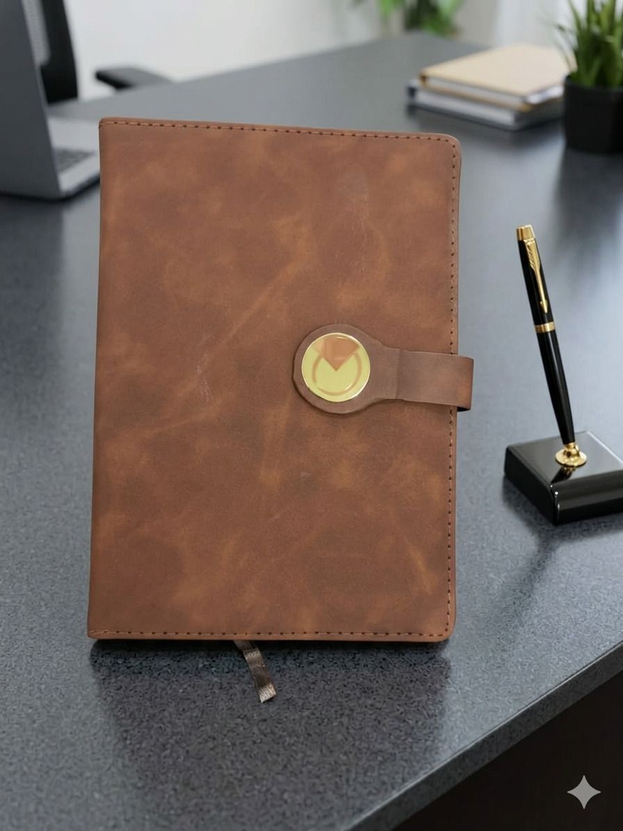 gargandassoci Button Lock Diary A4 Diary Ruled 140 Pages-picture-17