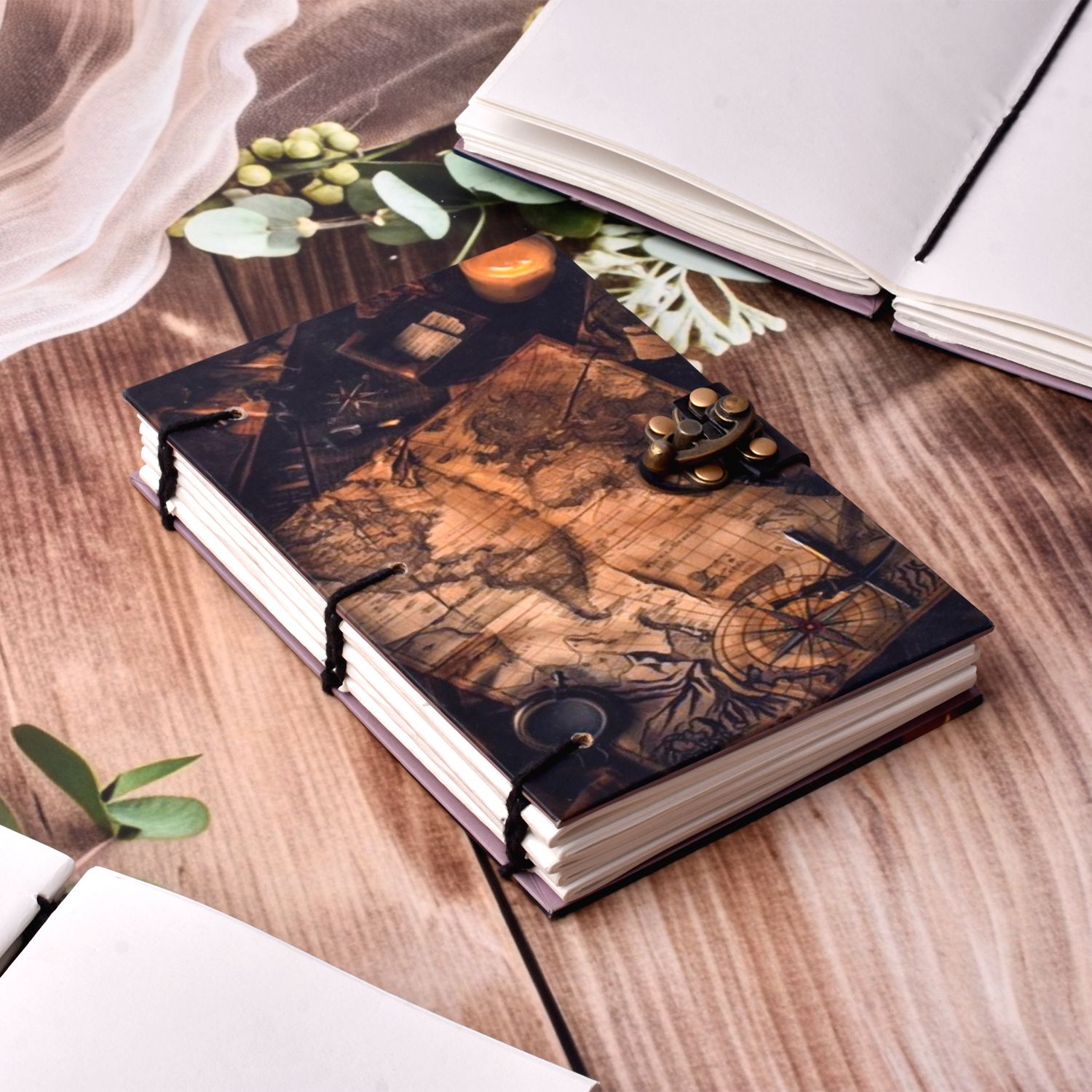 Handmade Printed Diary A5 Diary Unruled 200 Pages-image-26