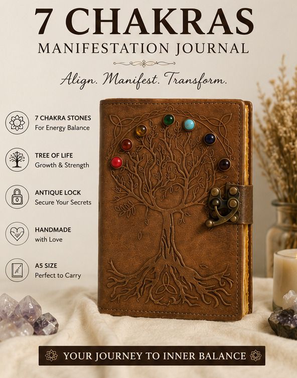 7 Chakras Manifestation Journal A5 | Chakra Diary | Spiritual Journal A5 Journal Unruled 100 Pages-image-42