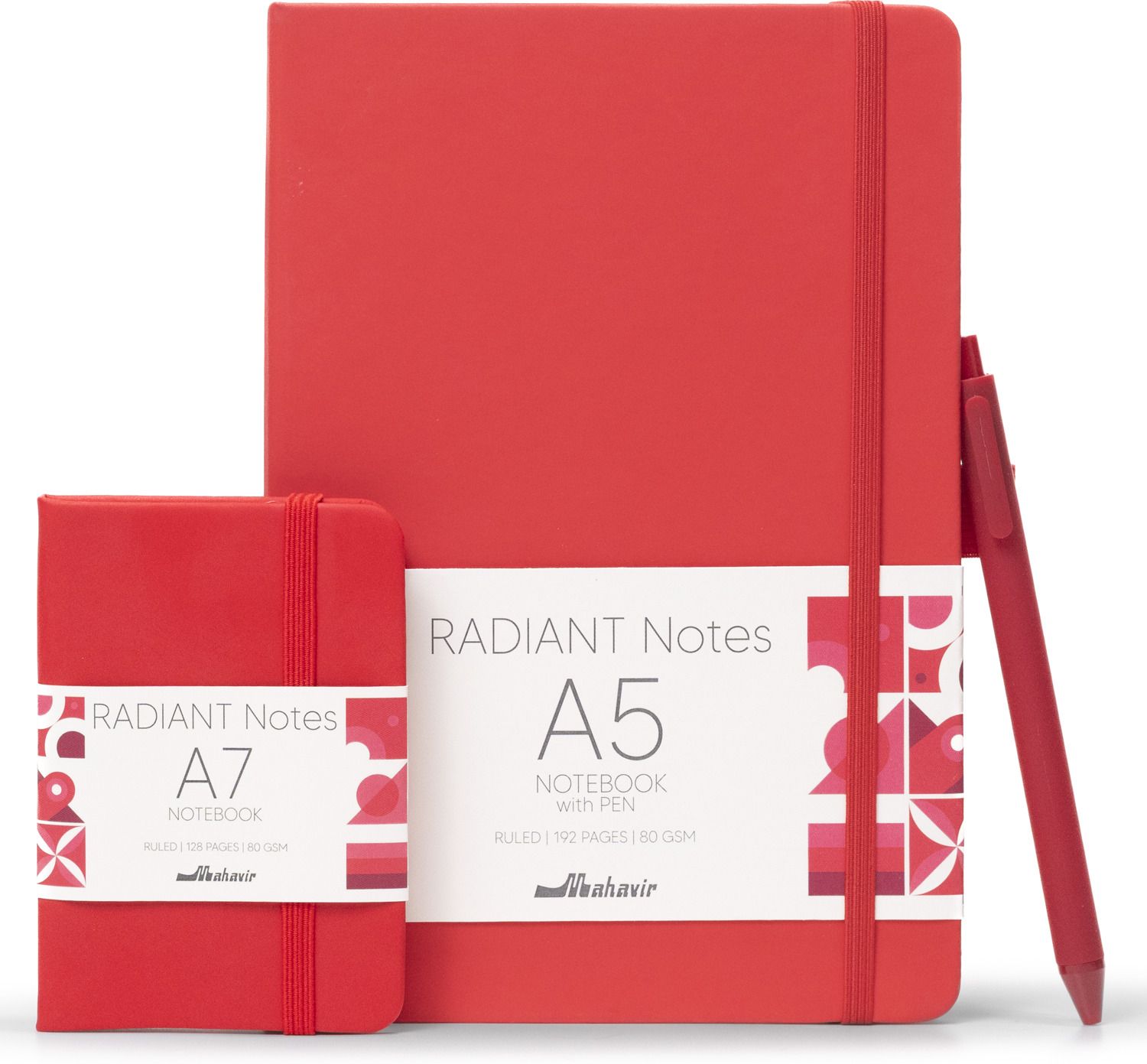 mahavir Radiant Combo A7 Pocket Size & A5 Notebook Ruled 192 Pages-picture-45