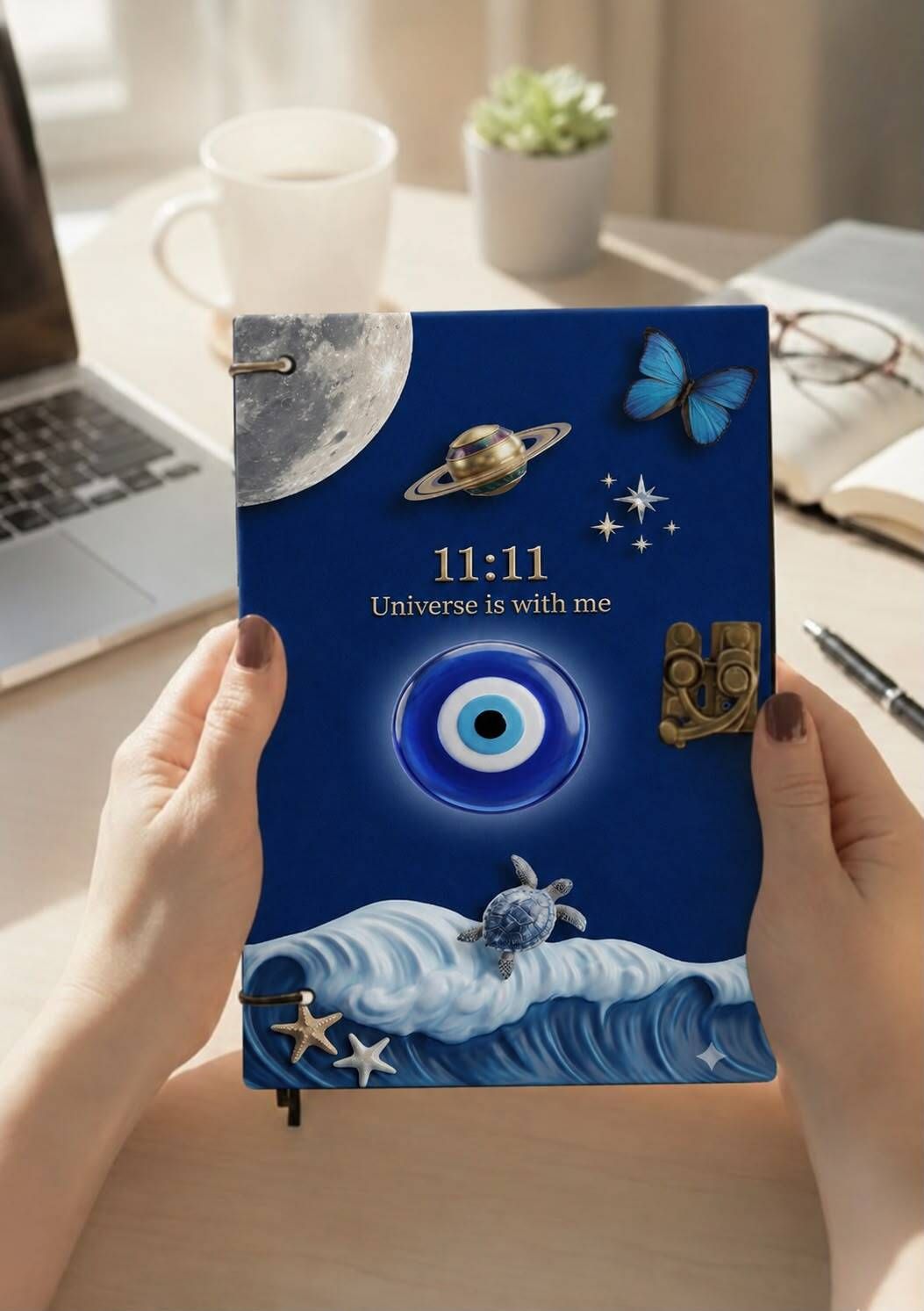 Evil Eye Protection Spiritual Diary Collection A5 Notebook Unruled 200 Pages-image-25