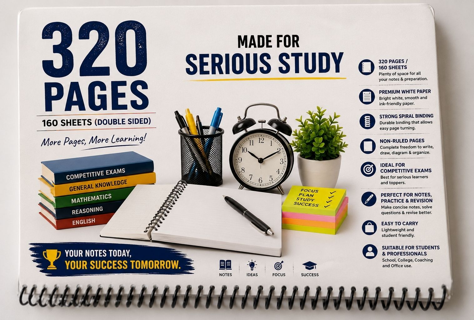 Register notebook register notebook A4 Notebook No 321 Pages-image-16