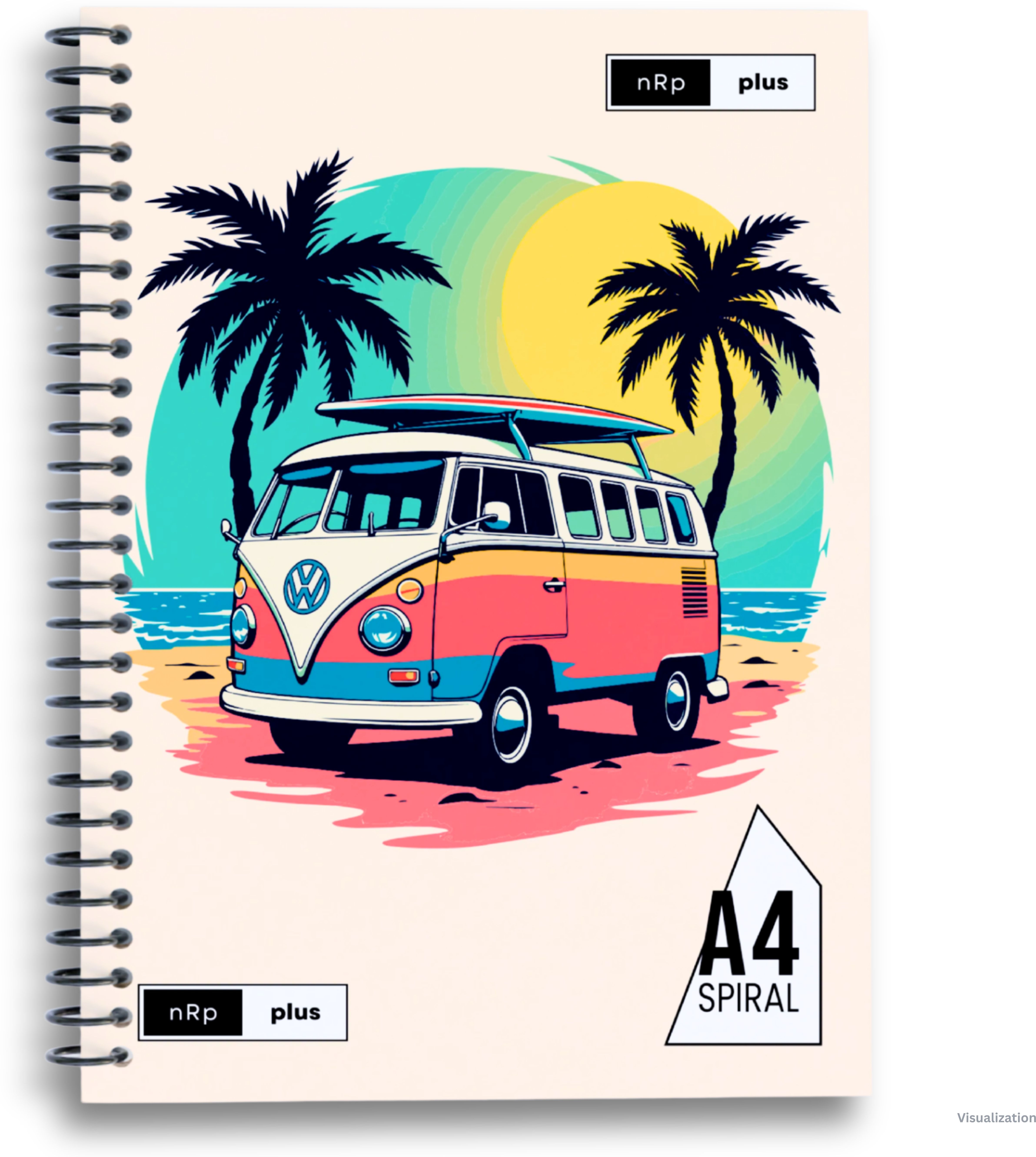 Spiral A4 Notebook Unruled 500 Pages-image-40