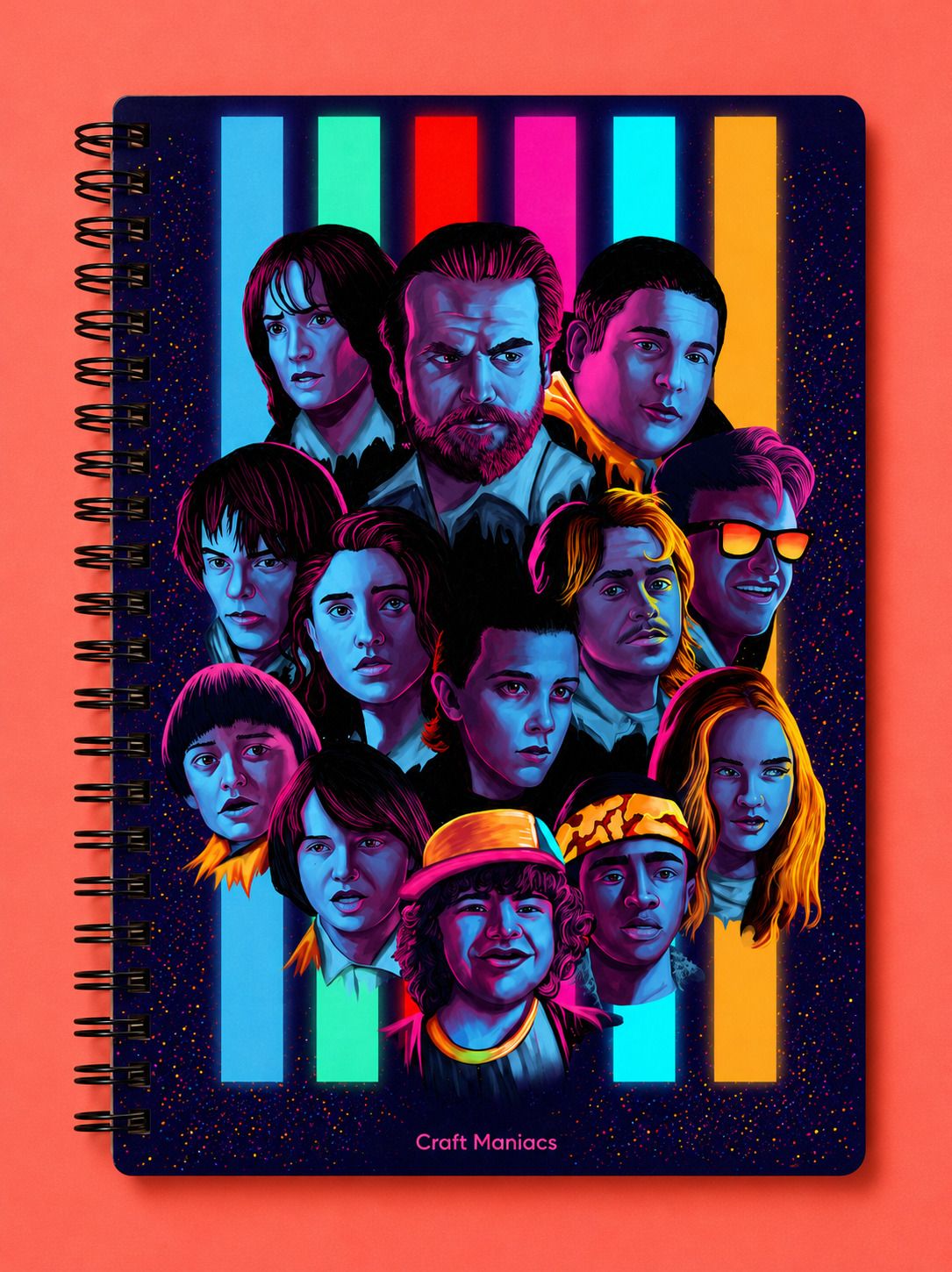 STRANGER THINGS NOTEBOOK A5 Diary RULED 160 Pages-image-41