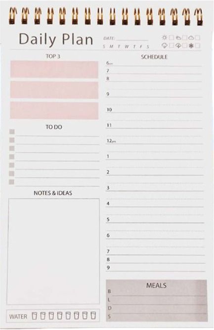 To Do List Daily Planner Undated Note Pad for Work and Personal Organized A5 Planner Ruled 50 Pages-image-19