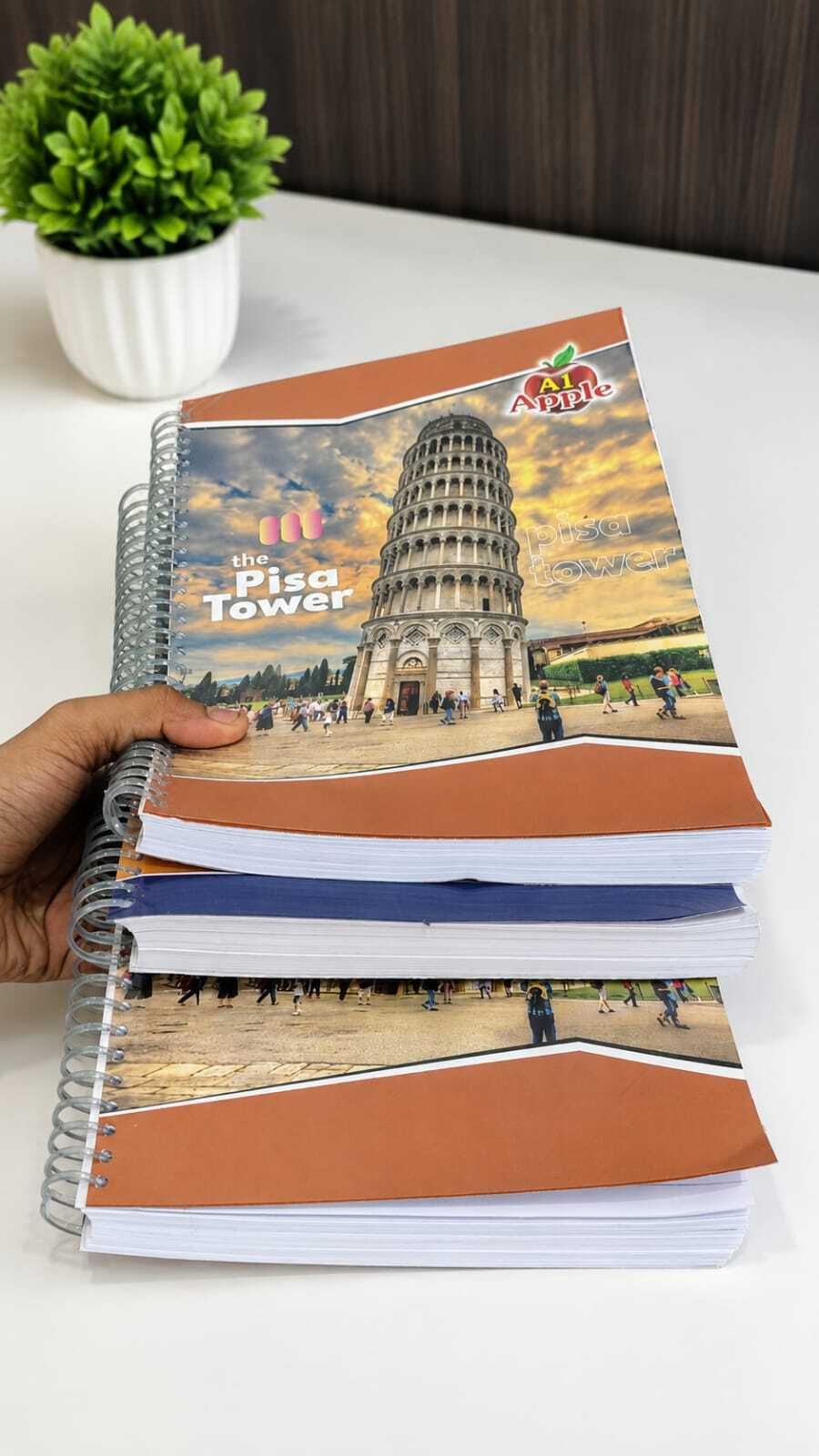 300 page in each notebook 300 PG spiral A4 Notebook Single Rule 900 Pages-image-11
