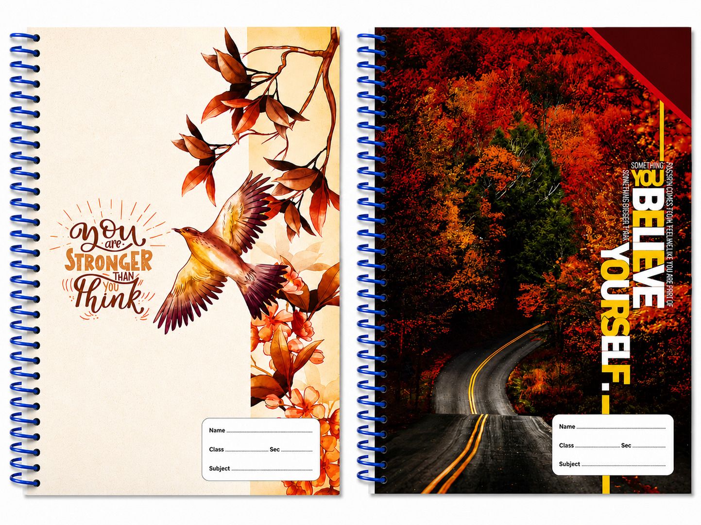 rjd stylishtrend Nature Collection A4 Notebook Unruled 250 Pages-picture-18