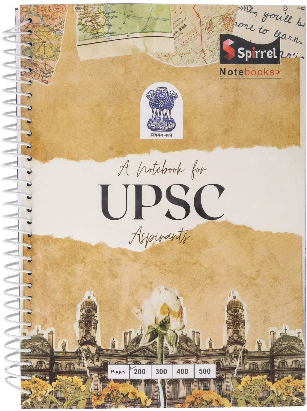 UPSC Mains Answer Sheet 200 pages, both side count, A4 Size, Durable Cover, A4 Notebook UNRULED WITH TRANSPARENT COVER PROTECTOR 200 Pages-image-18