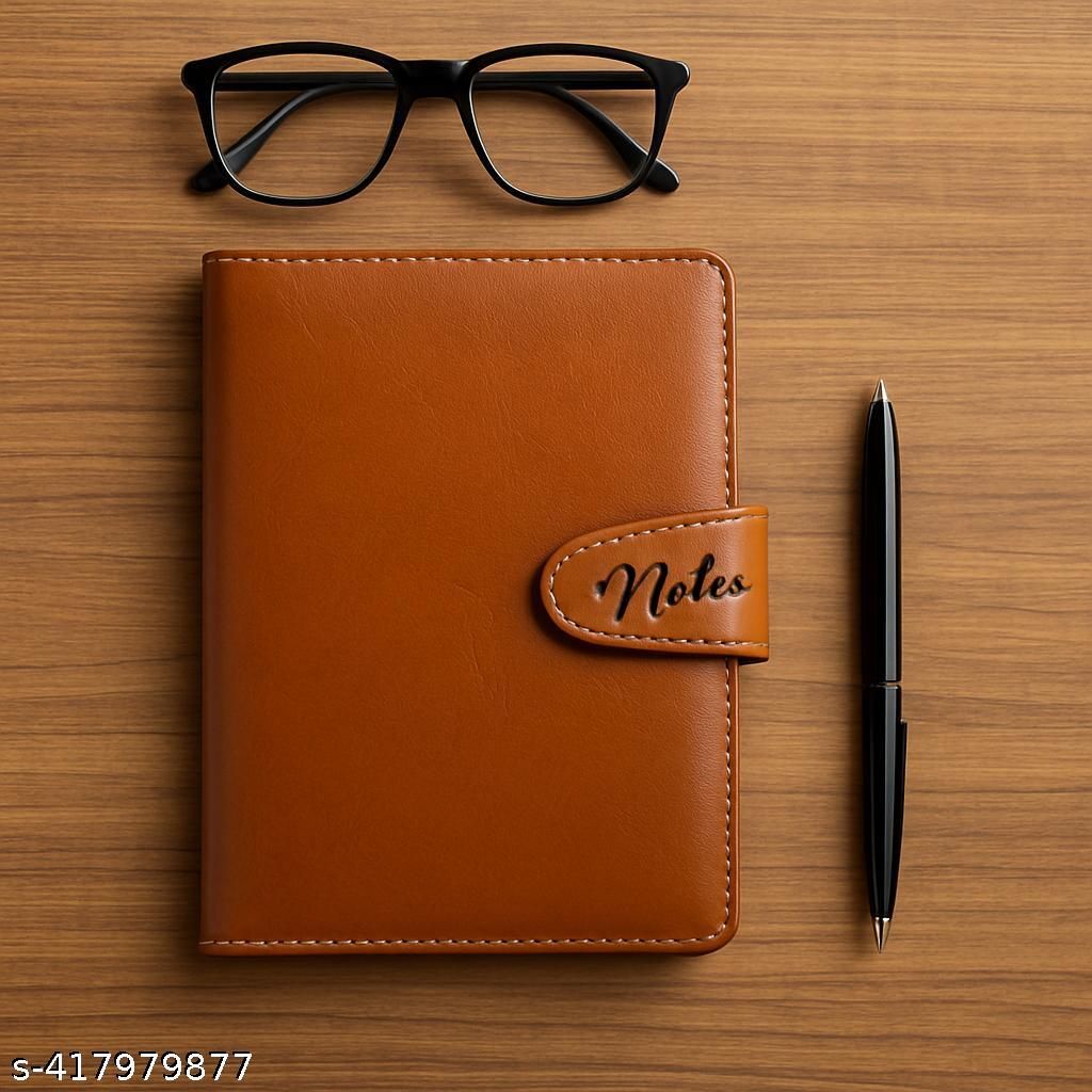 Lether Organizer A5 Executive Diary With Button Lock Diary A5 Diary 200 200 Pages-image-40