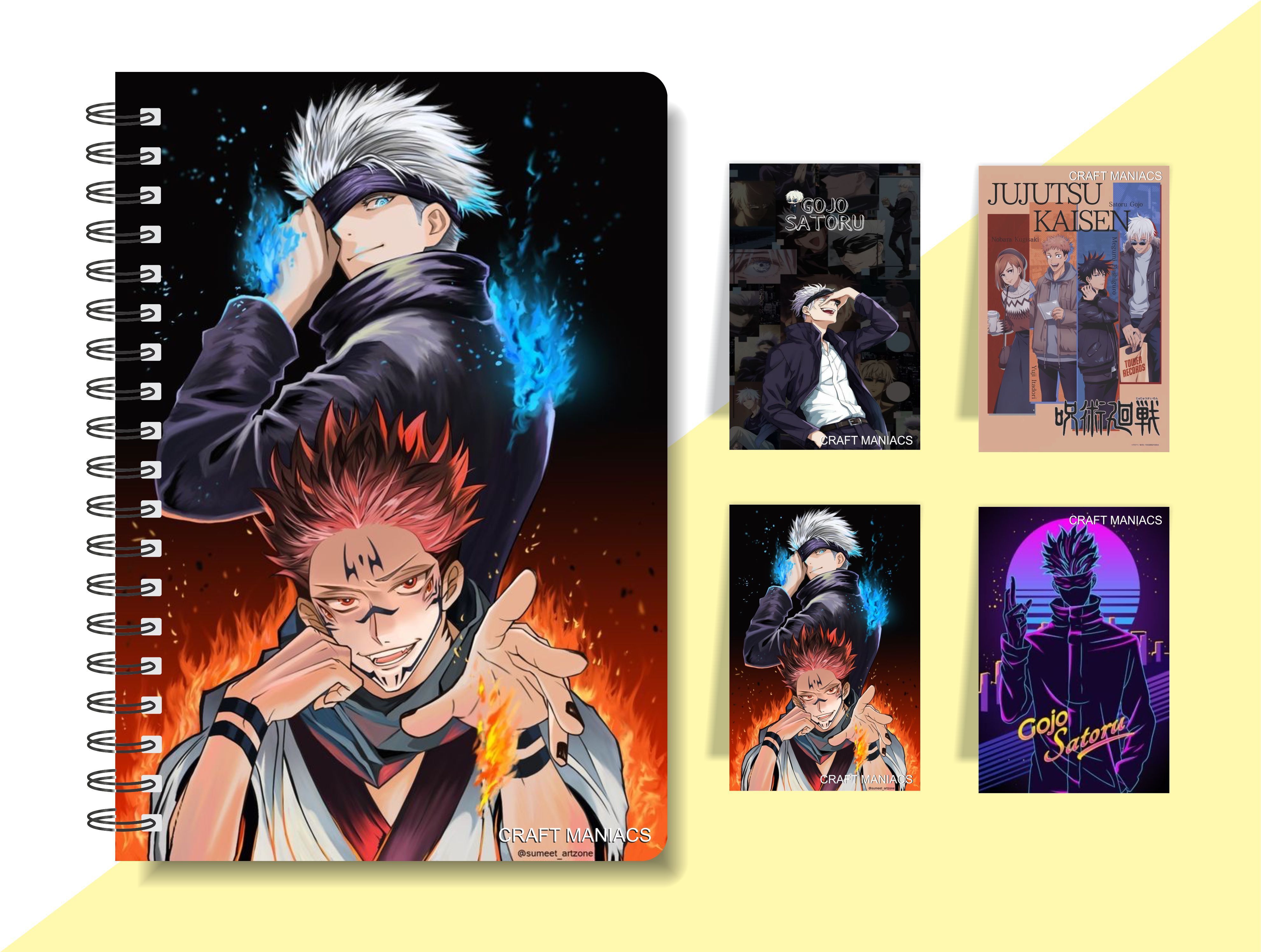 craft maniacs ANIME DIARY & 4 MAGNETIC BOOKMARKS A5 Diary RULED 160 Pages-picture-28