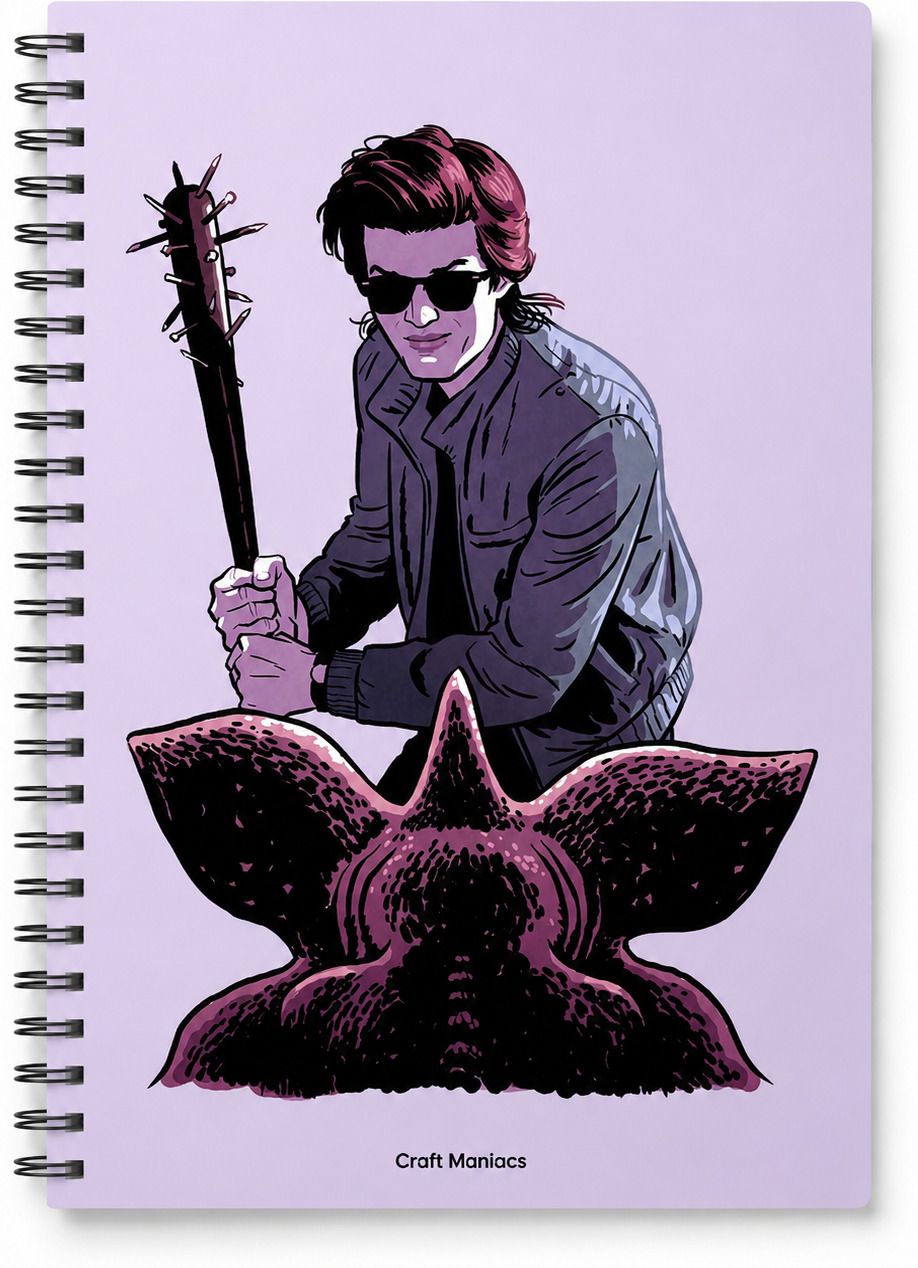 STRANGER THINGS NOTEBOOK A5 Diary RULED 160 Pages-image-6