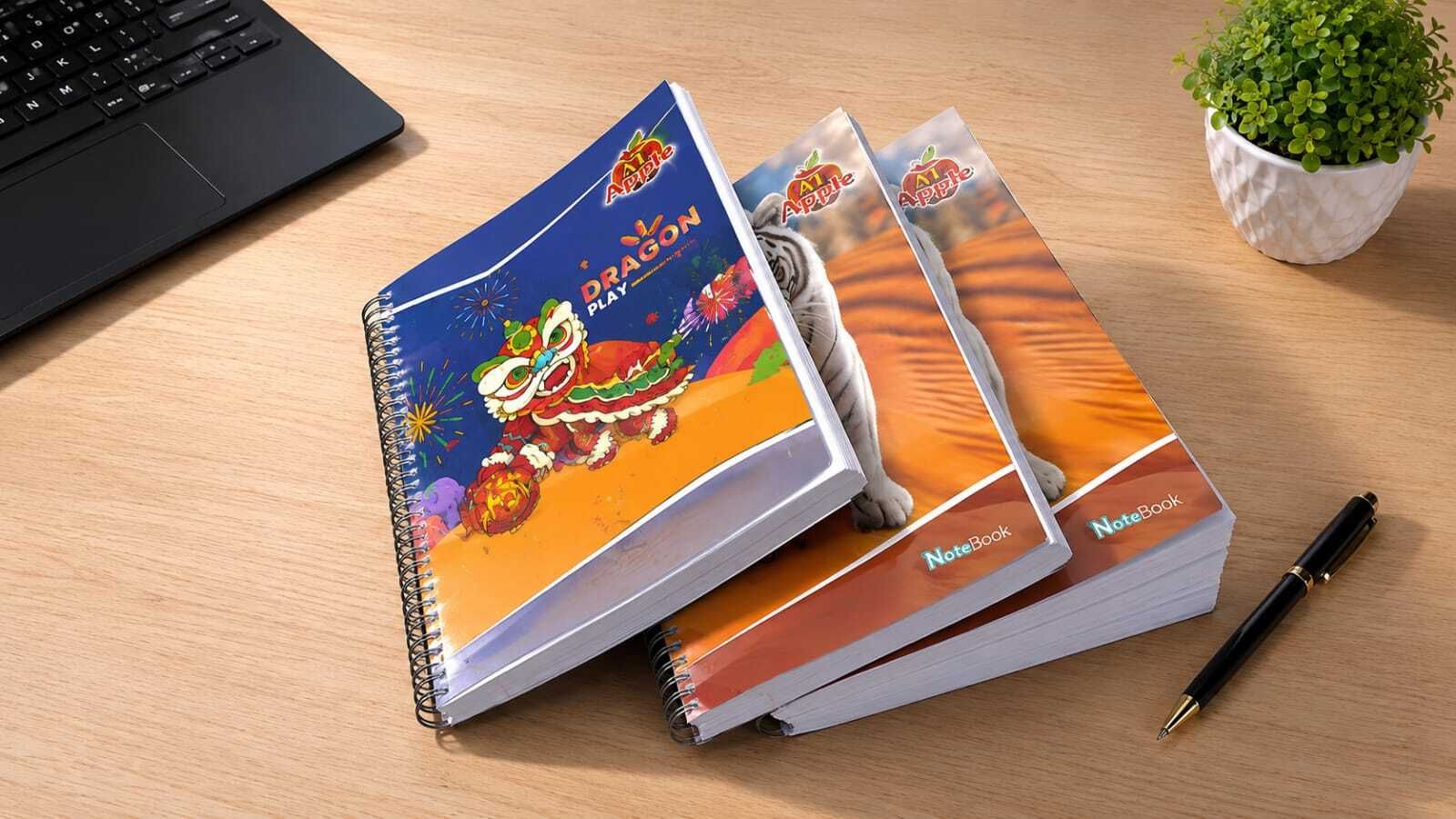 city king 300 page in each spiral copy A4 Notebook Ruled 900 Pages-picture-13
