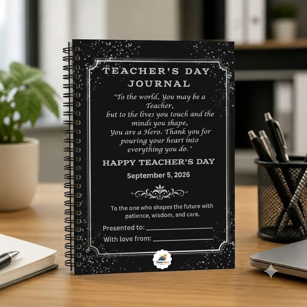 Teachers Day Journal A5 Journal ruled 100 Pages-image-25