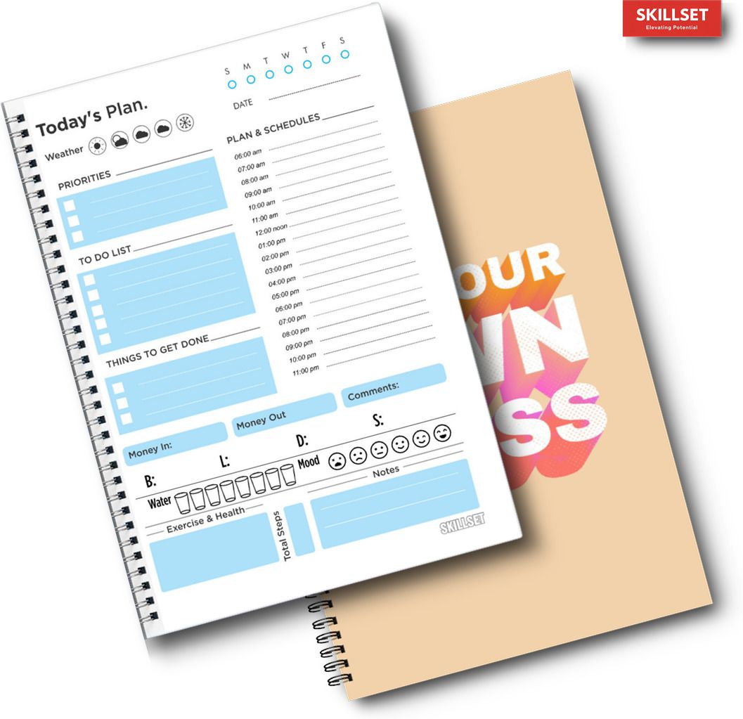 Student Planner Diary A5 – Daily Task Organizer, Study Schedule & Journal A5 Planner Ruling 192 Pages-image-41