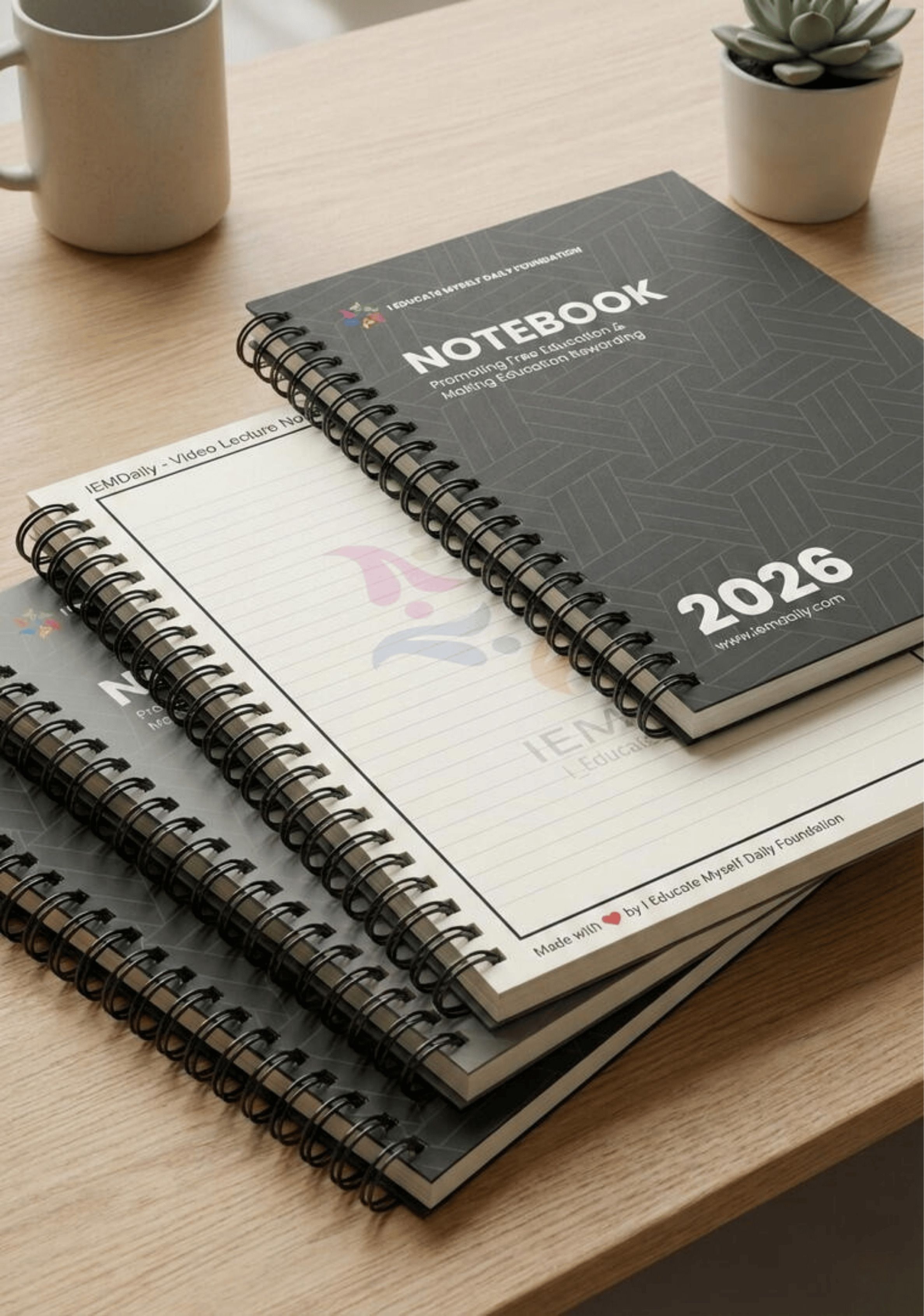 iemdaily - video lecture notes Promoting Free Education & Making Education Rewarding A4 Notebook Ruled 200 Pages-picture-34
