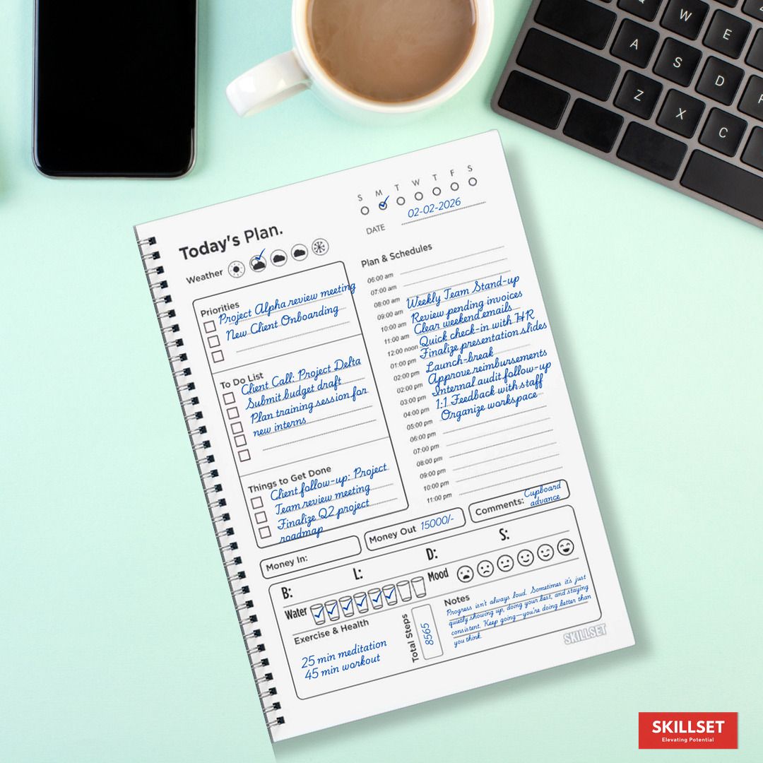 skillset Daily Planner For Students 2026 A5 Planner RULING 144 Pages-picture-21