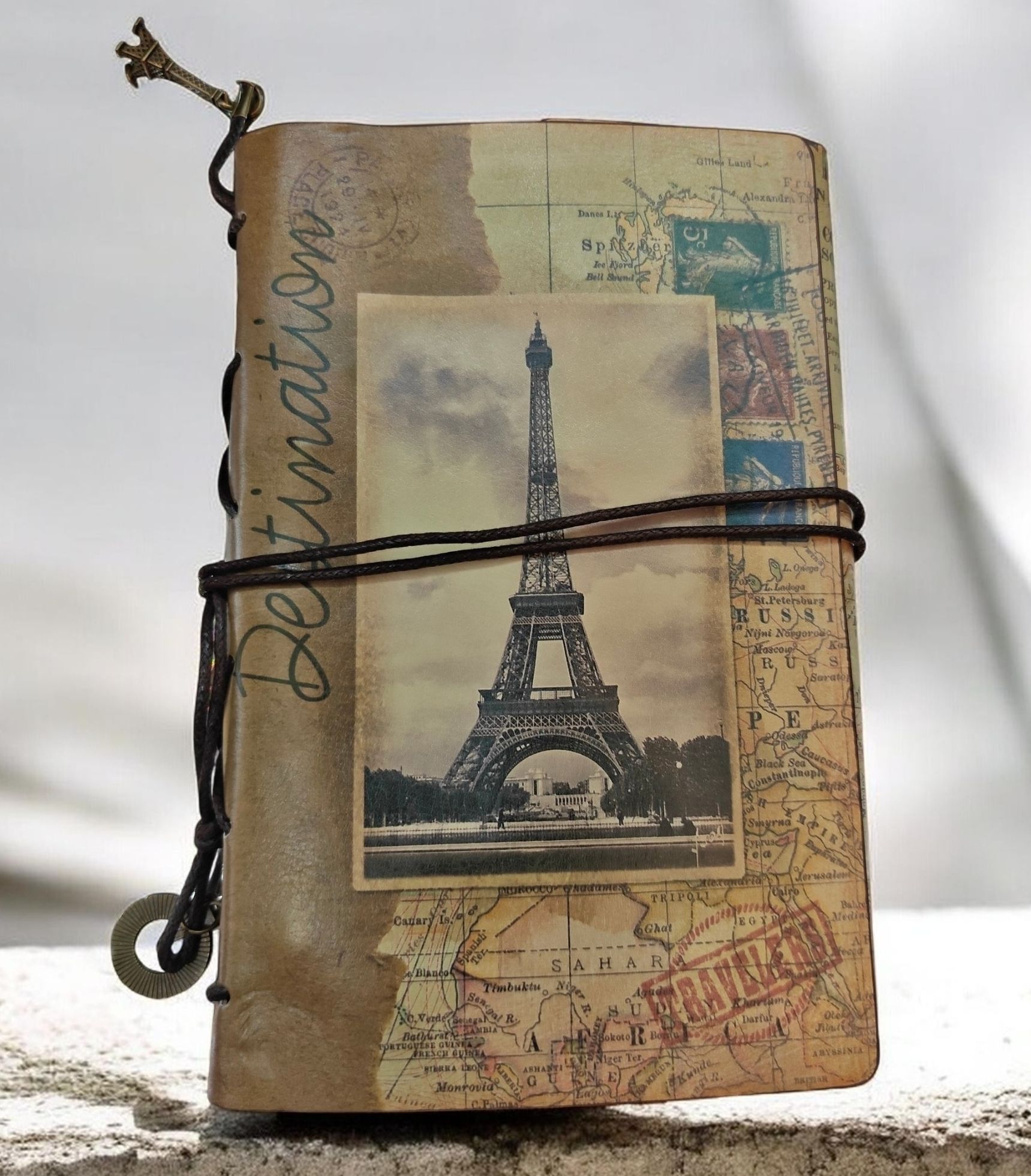 Vintage Leather A5 Notebook Single rule 180 Pages-image-29