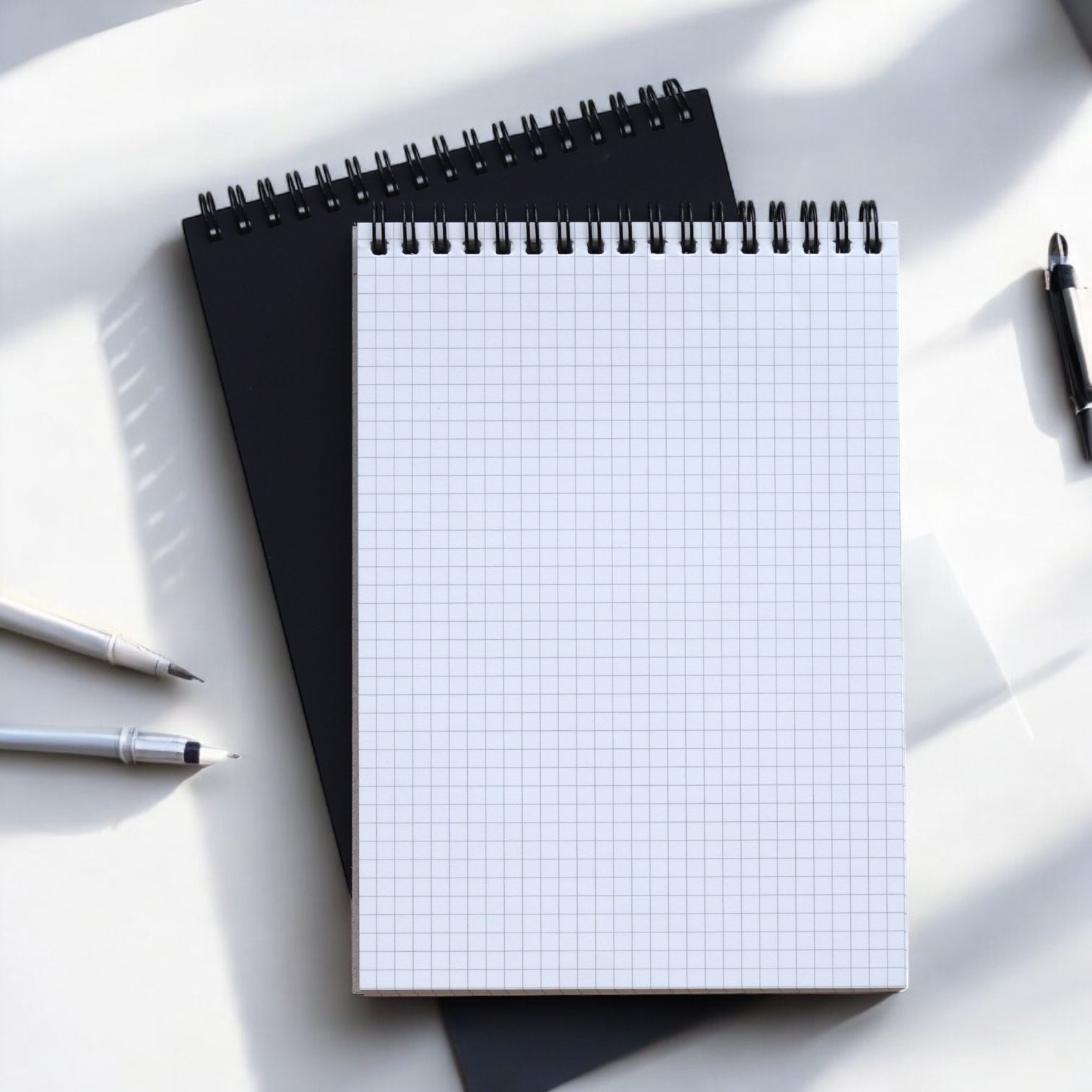 A5 Grid Notebook | Top Spiral Binding | A5 Note Pad 100 GSM | square grid Pages | 60 Sheet/ 120 Pages-image-12