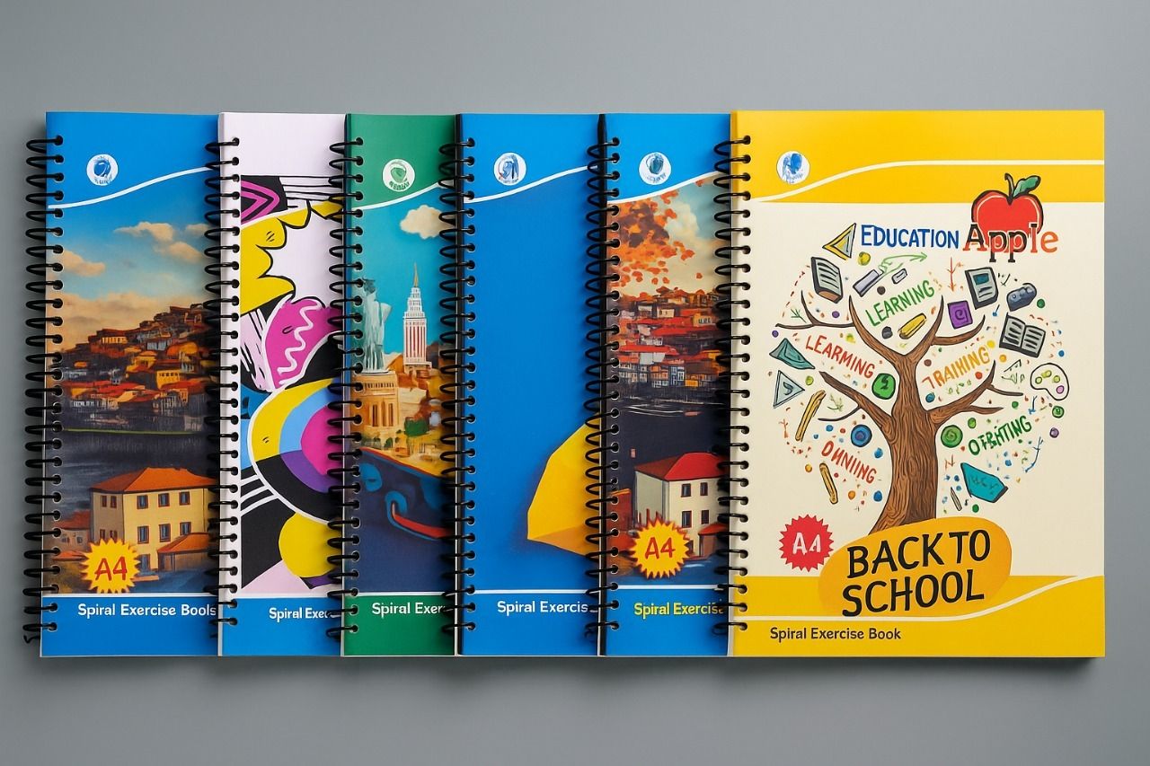 abc Plain Notebooks | 15.5x19 cm Approx | GSM 58|Set of 6 A4 Notebook Plain 200 Pages-picture-37