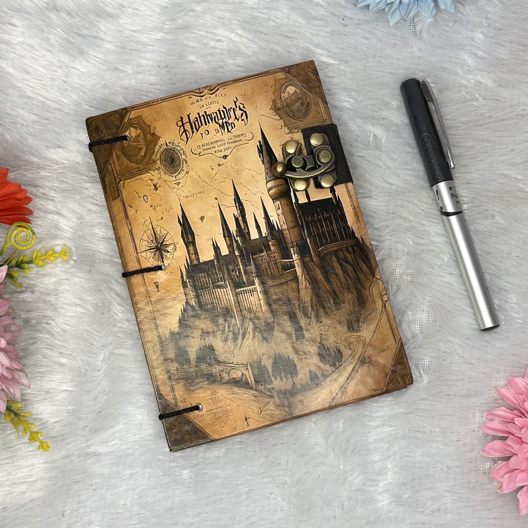 Handmade Printed Diary A5 Diary Unruled 200 Pages-image-30