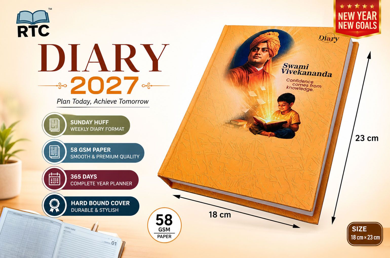 rtc 2027 Collection B5 Diary Yes 160 Pages-picture-1